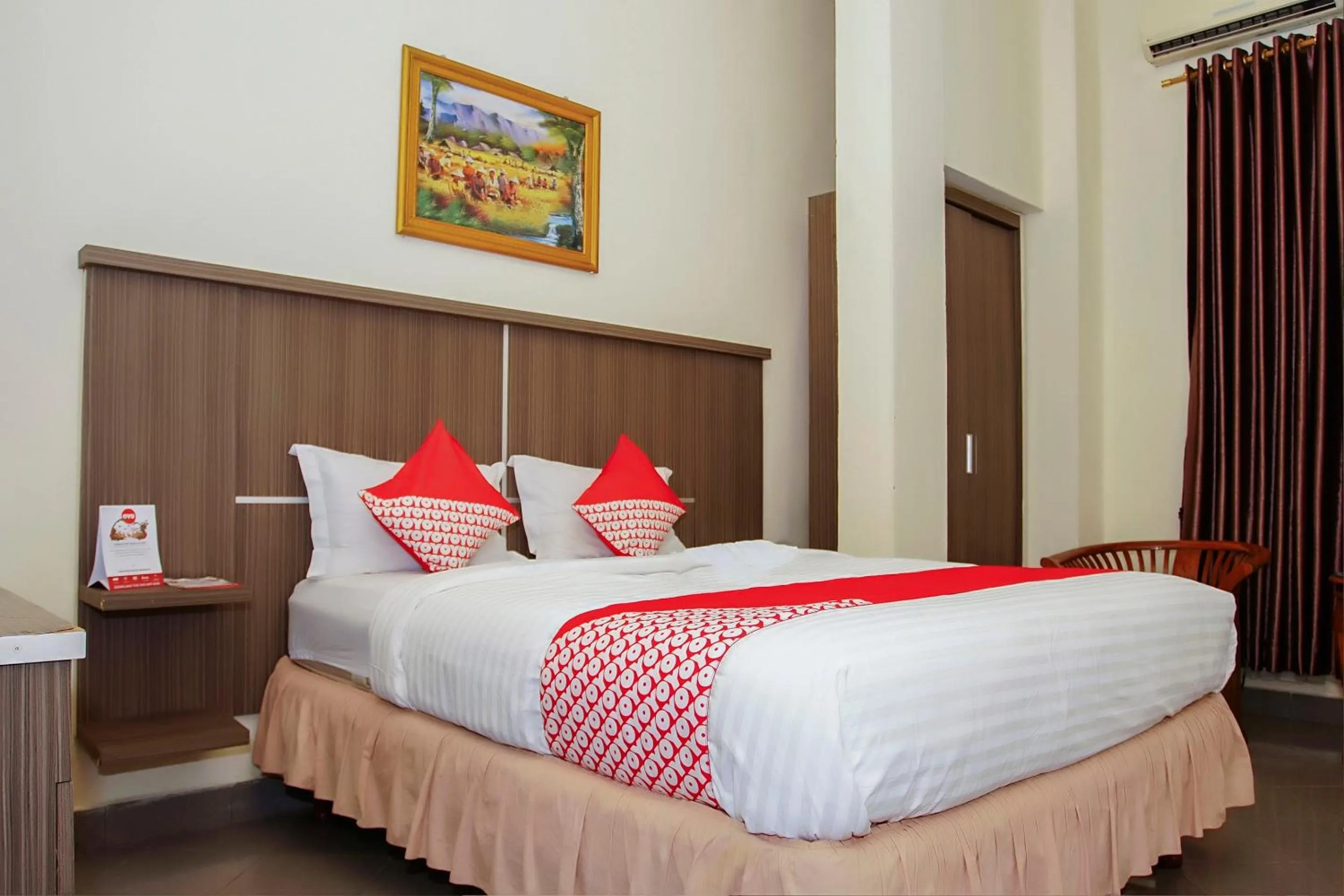 Bedroom in OYO 236 Penginapan Rumah Hijau