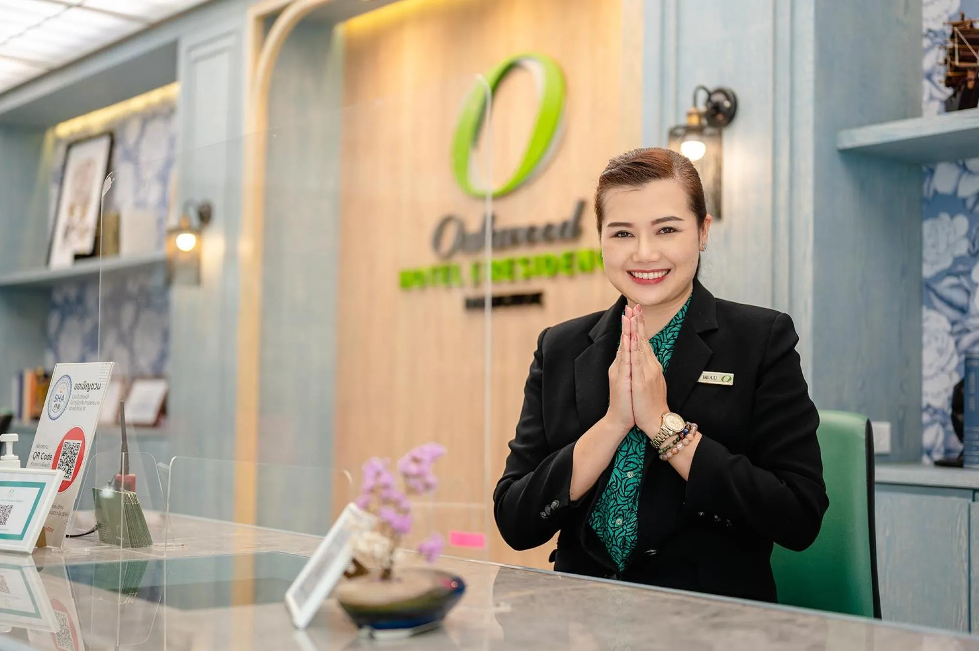 Lobby or reception in Oakwood Hotel & Residence Bangkok
