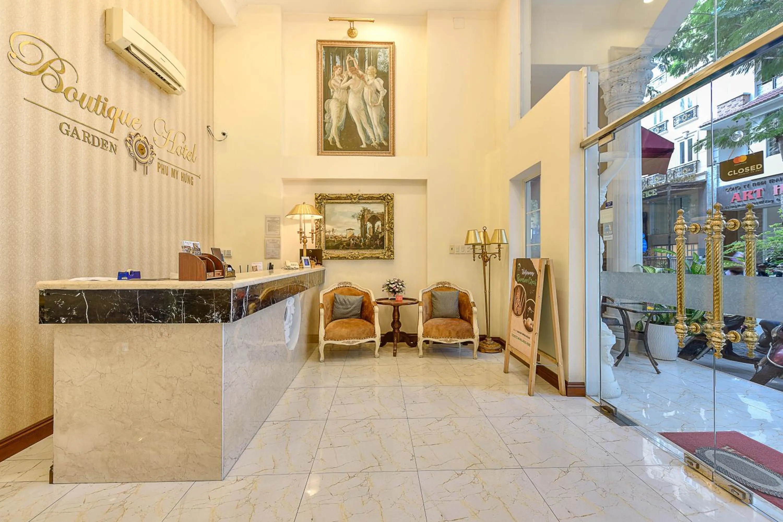 Lobby or reception in Boutique Garden Hotel