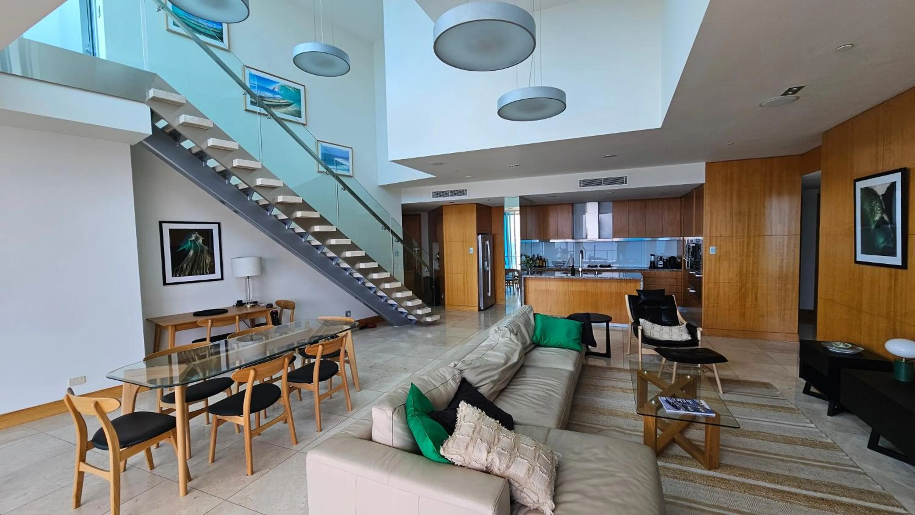 Living room in Reflections Tower Two