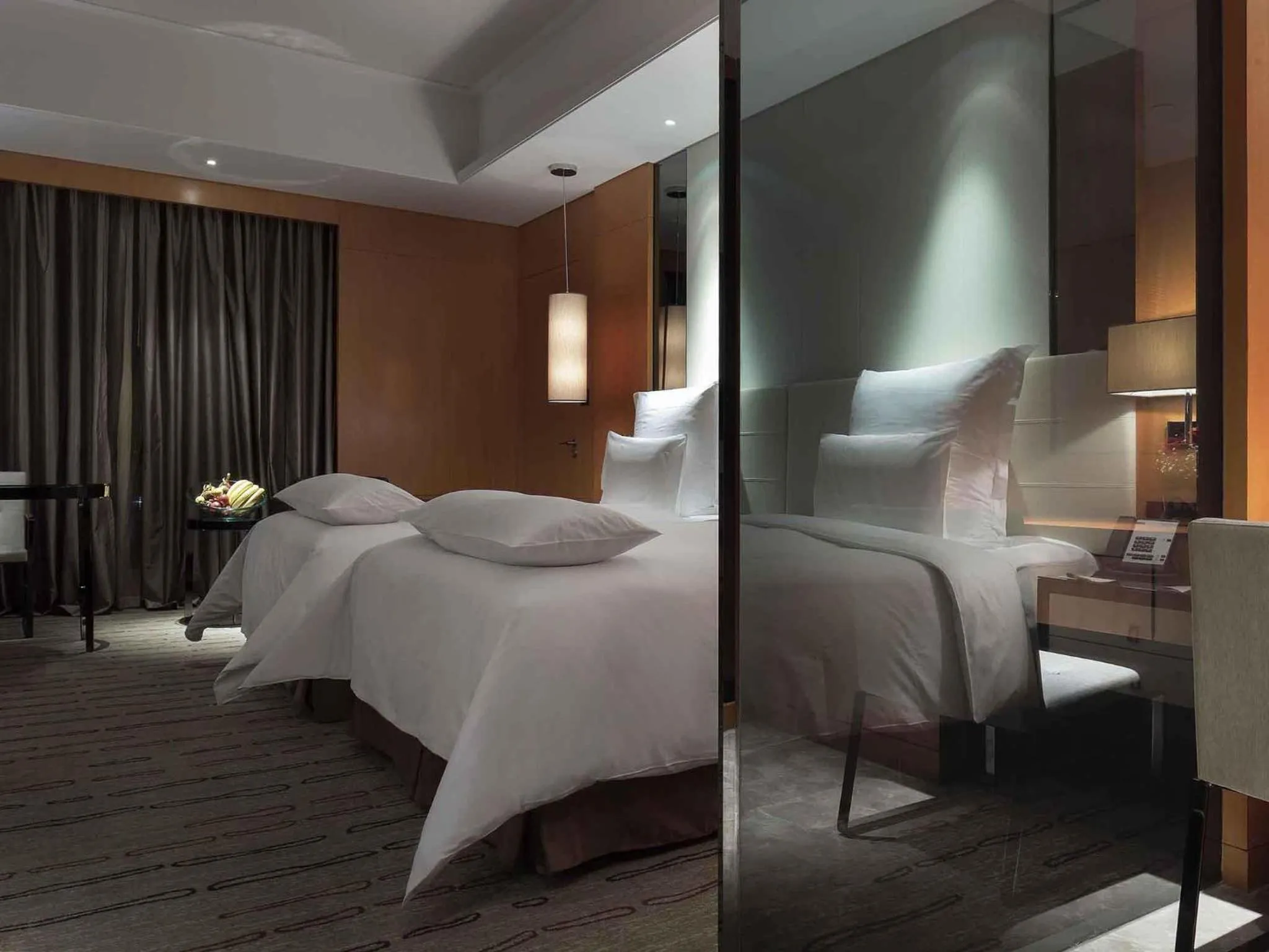 Bedroom, Bed in Pullman Anshan Time Square