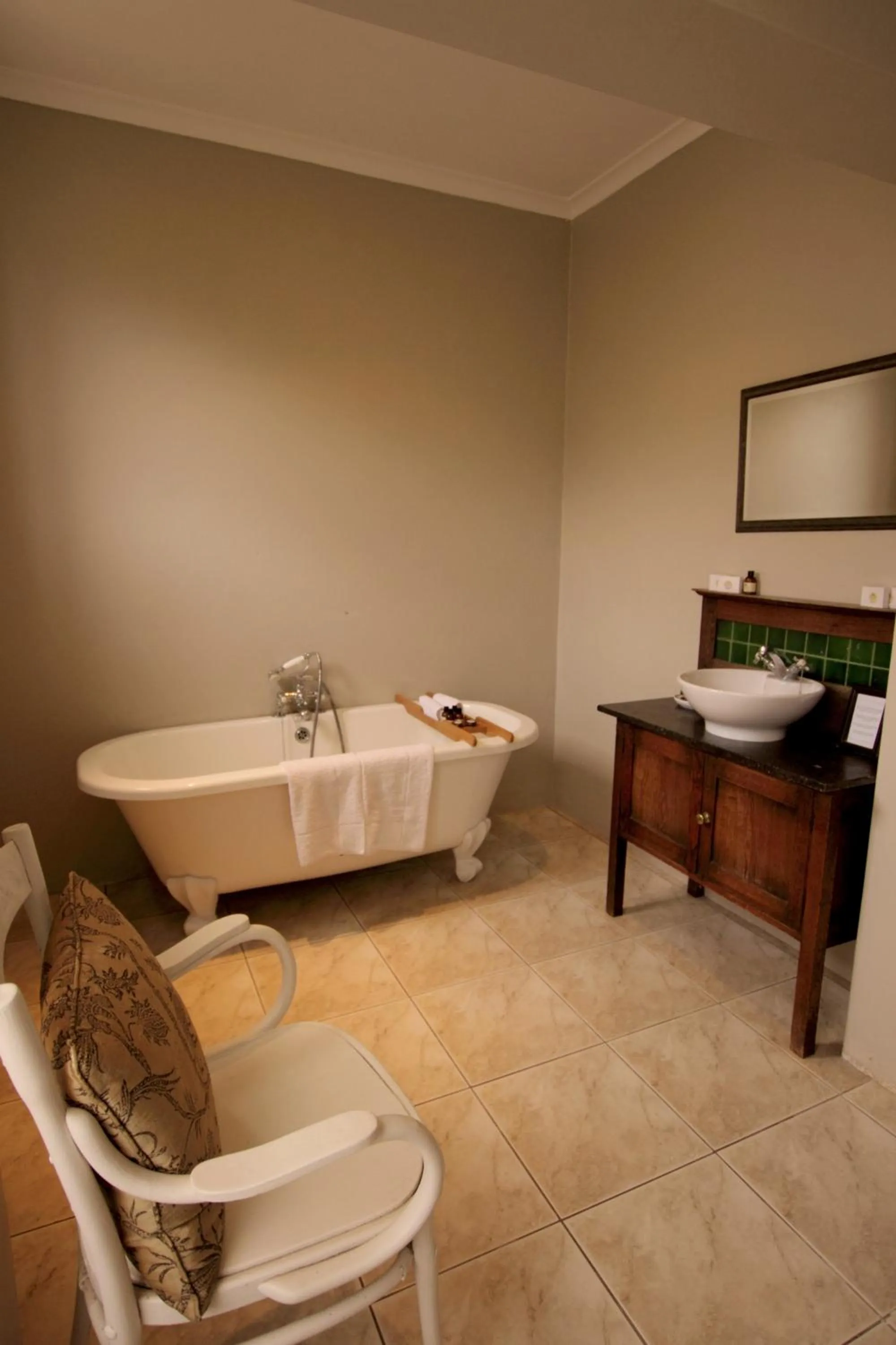 Balcony/Terrace in Leeuwenbosch Country House - Amakhala Game Reserve