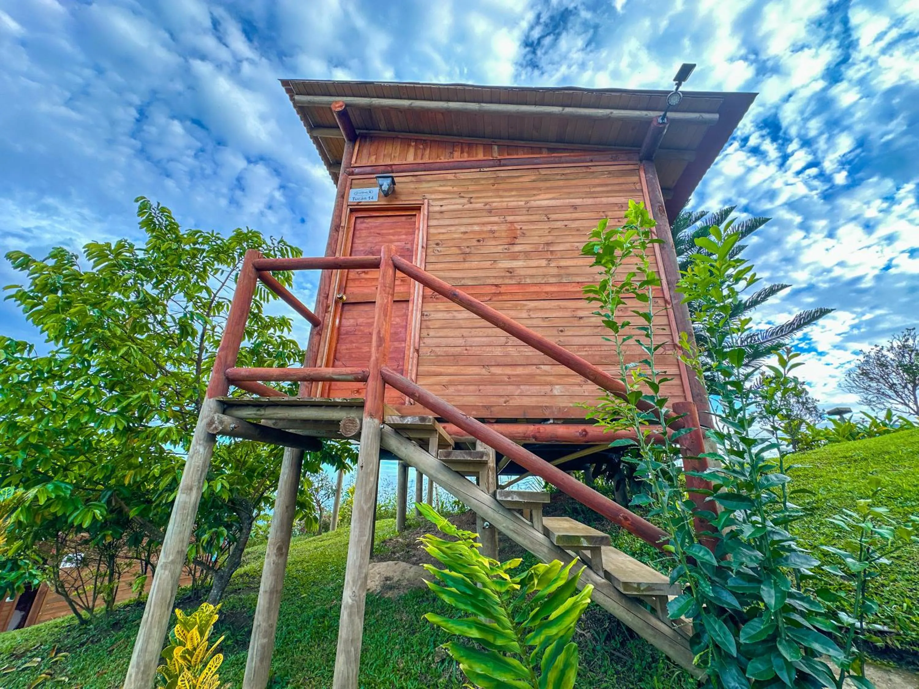 Property building in Loma Nevada Minca Hotel