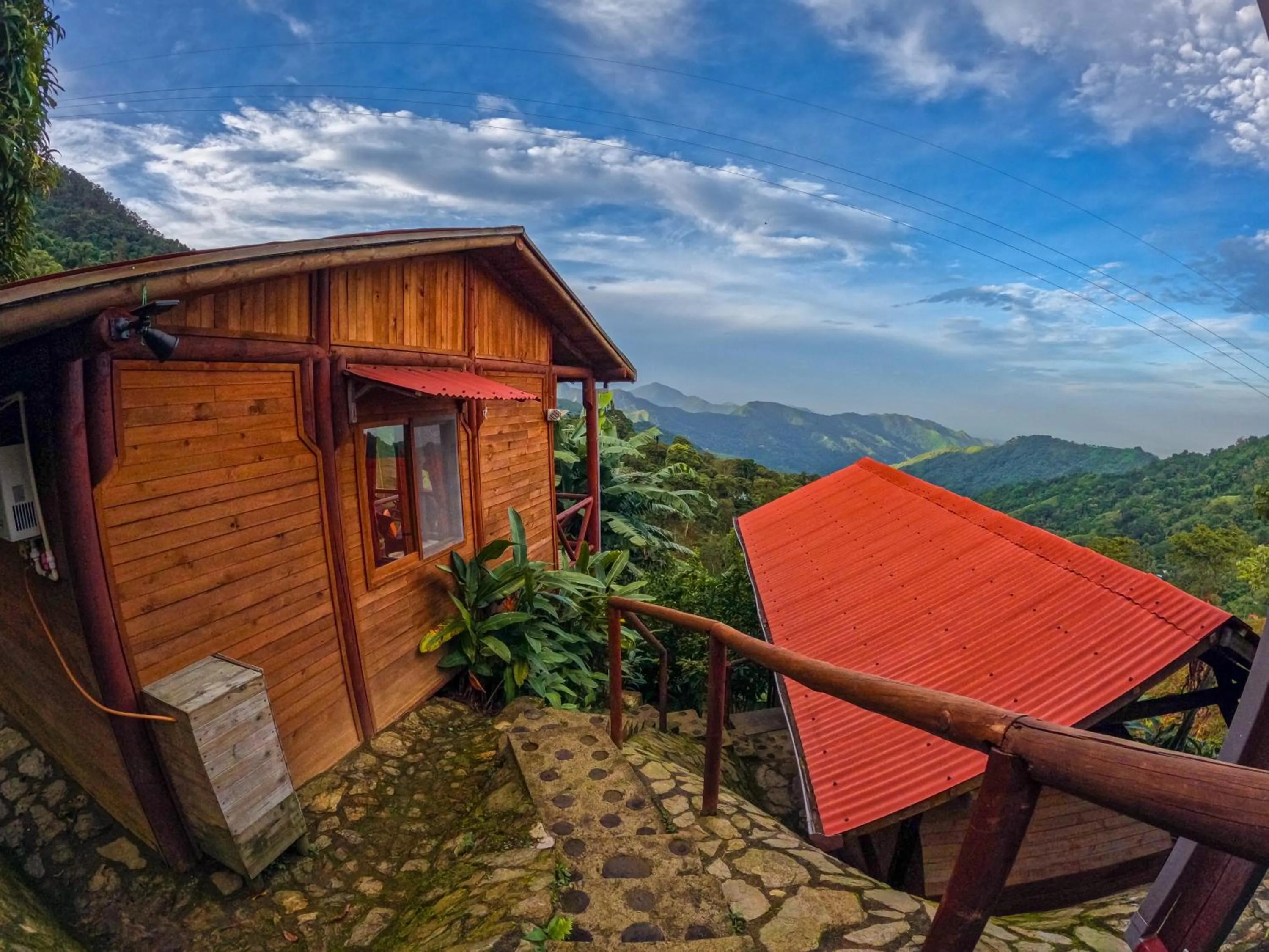 Property building in Loma Nevada Minca Hotel