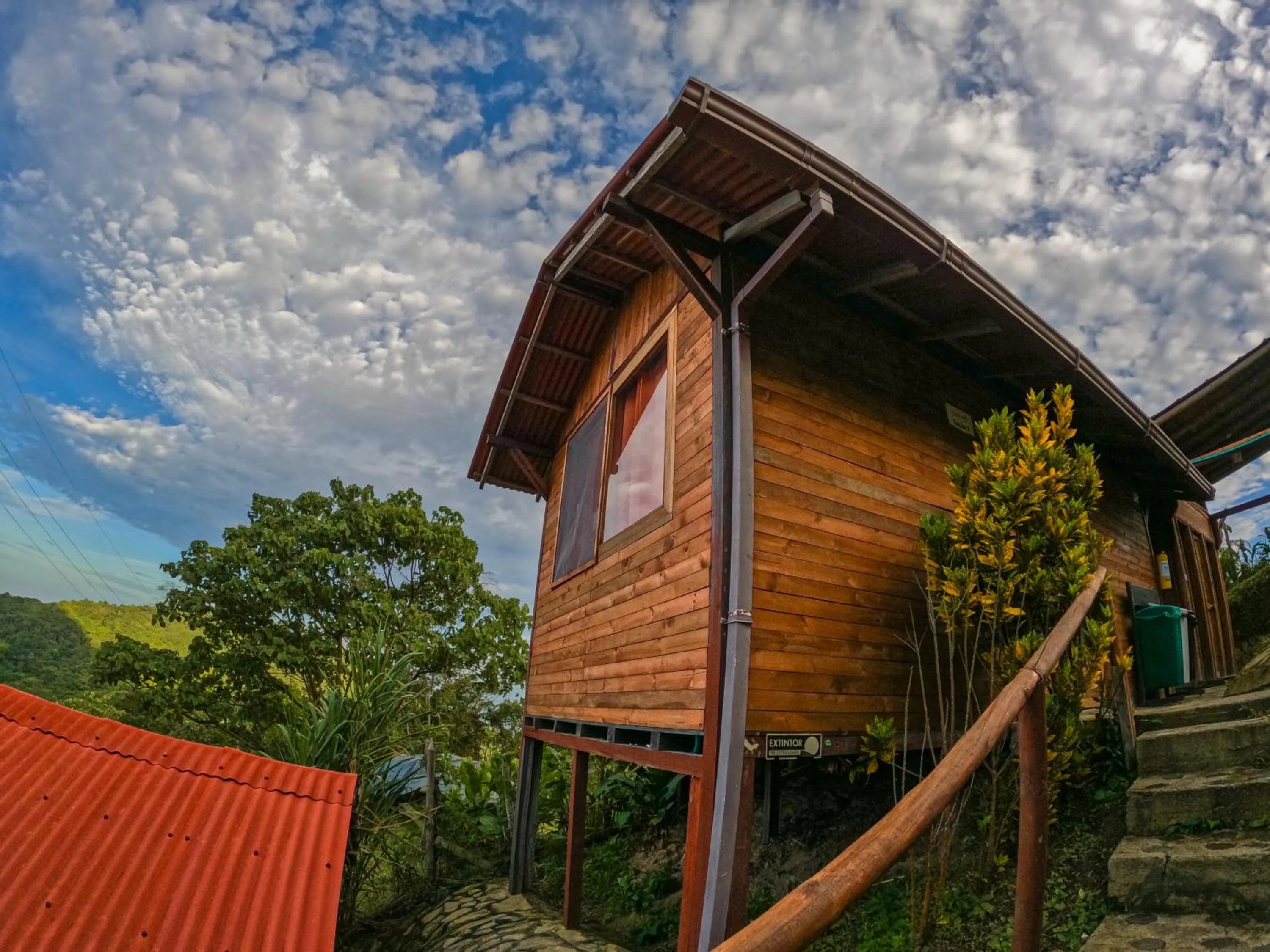 Property building in Loma Nevada Minca Hotel