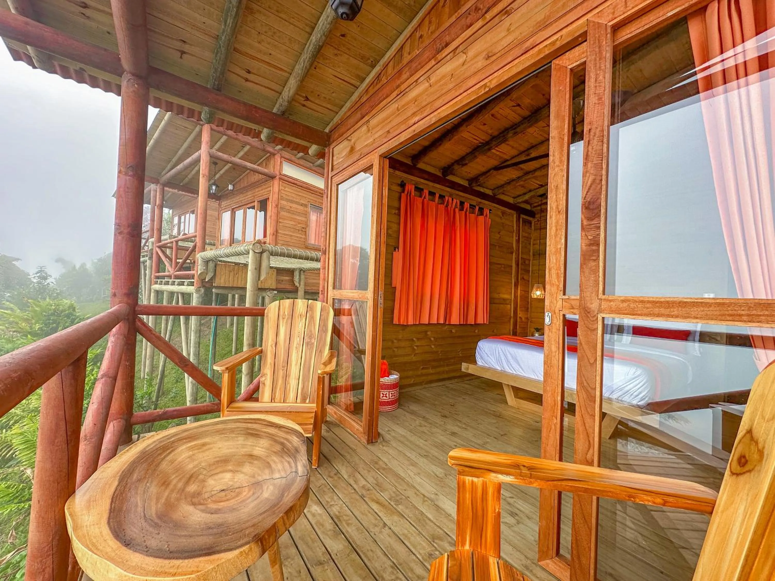 Bed in Loma Nevada Minca Hotel