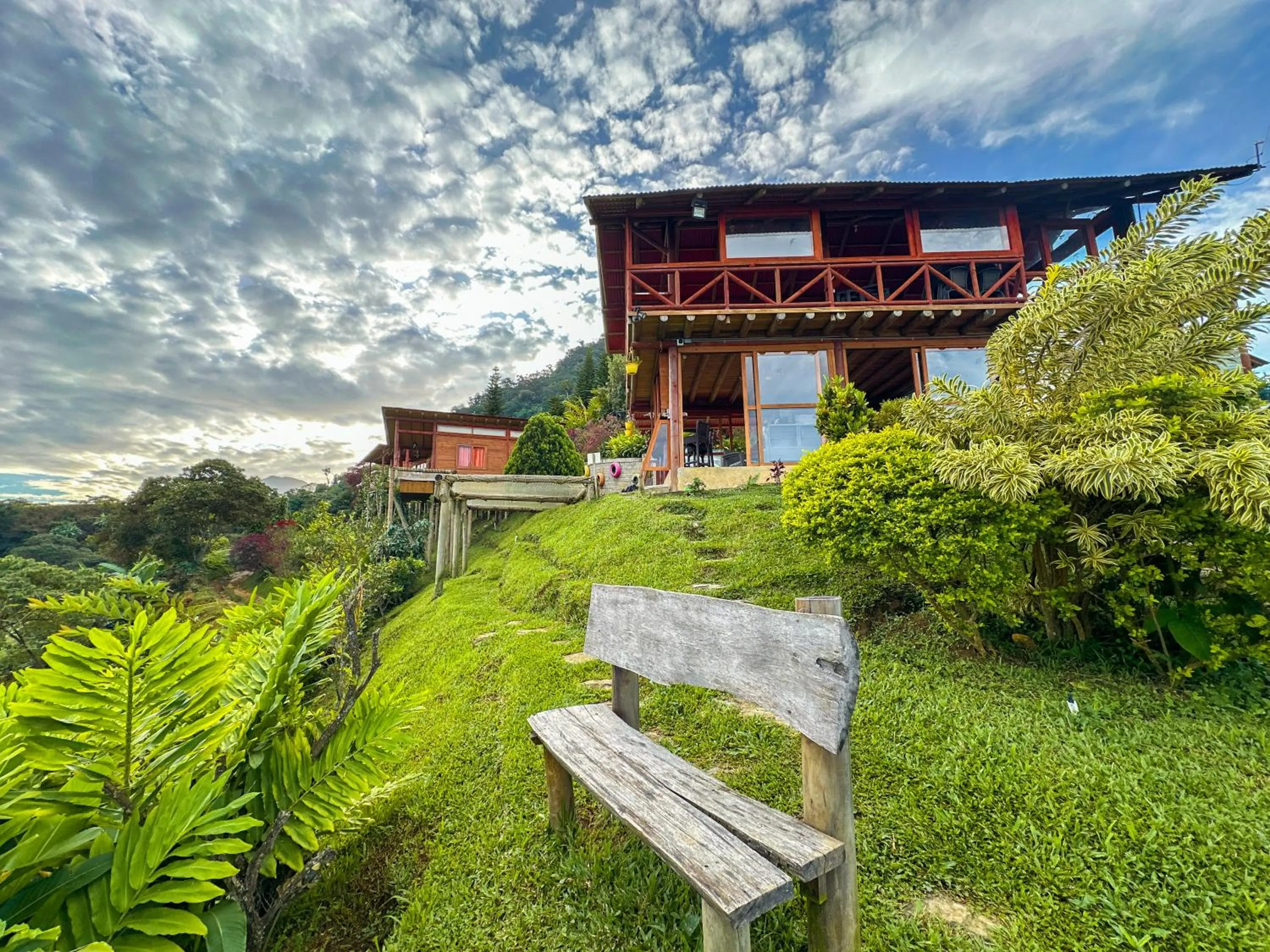 Property building in Loma Nevada Minca Hotel