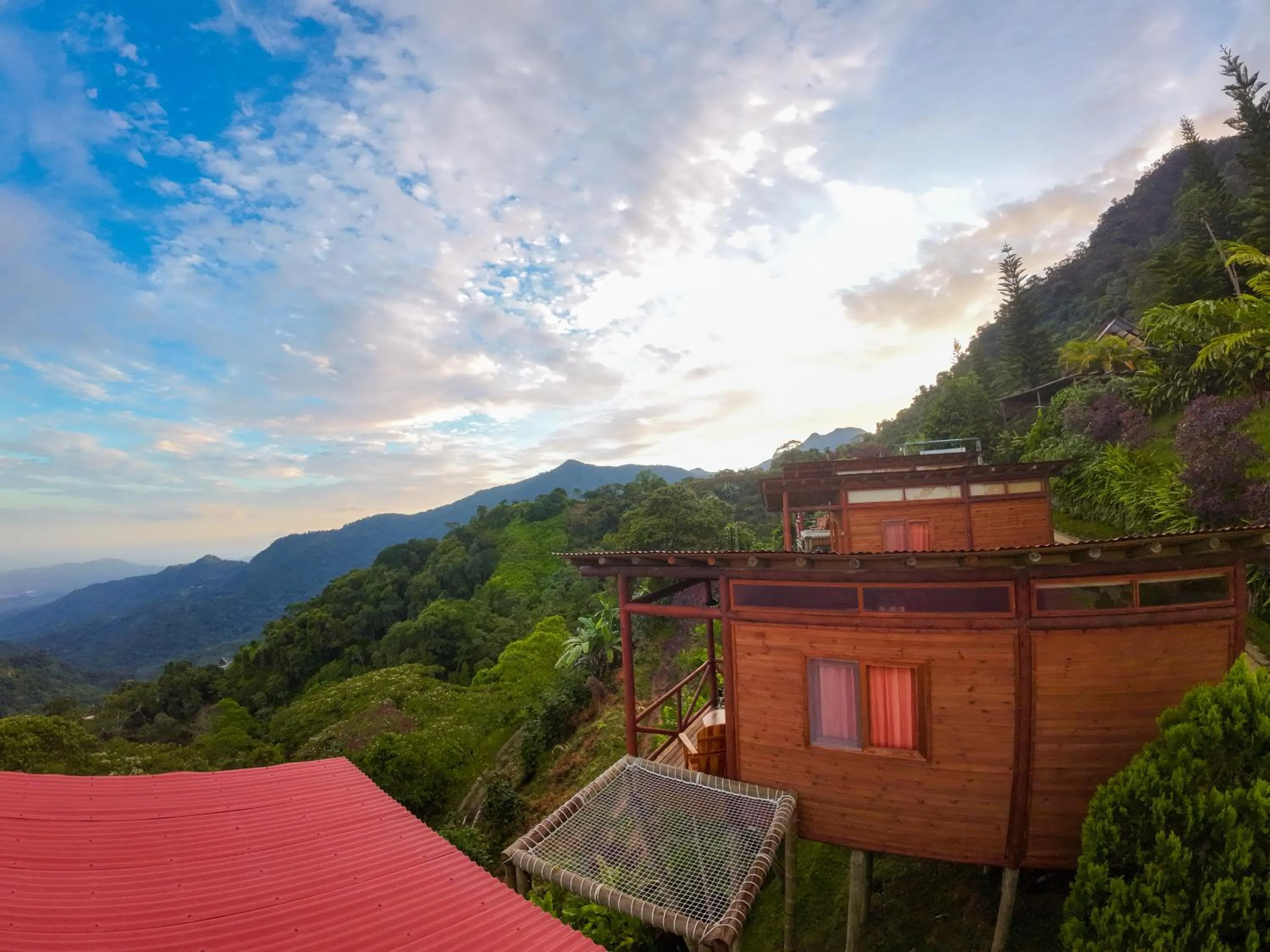 Property building in Loma Nevada Minca Hotel