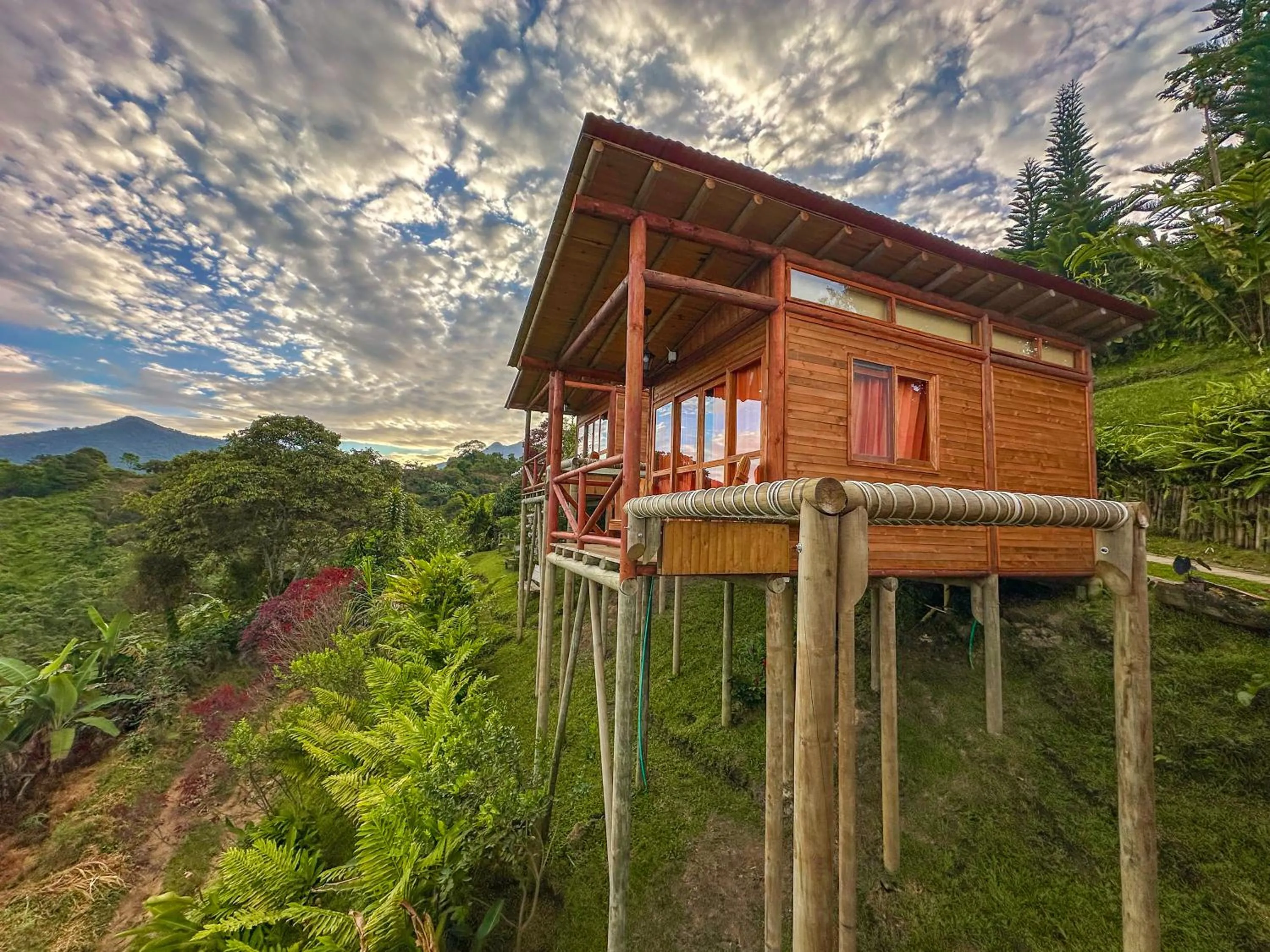 Property building in Loma Nevada Minca Hotel