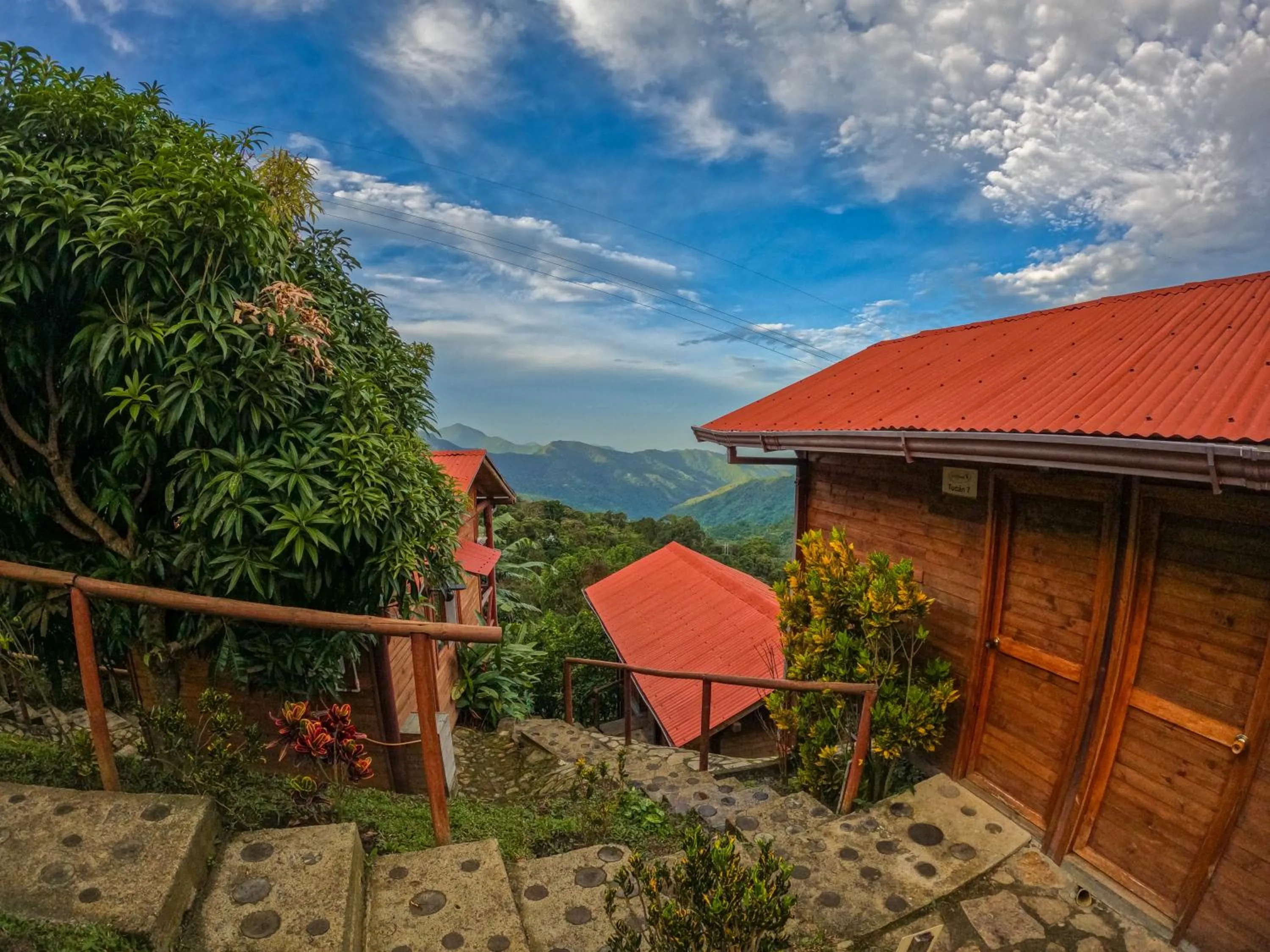 Property building in Loma Nevada Minca Hotel