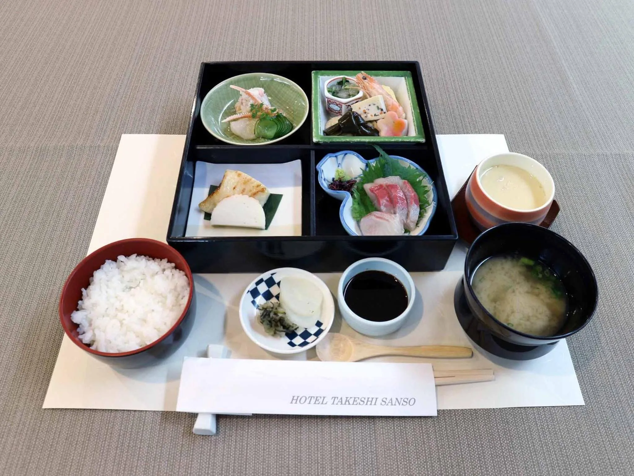 Dinner in Hotel Takeshi Sanso