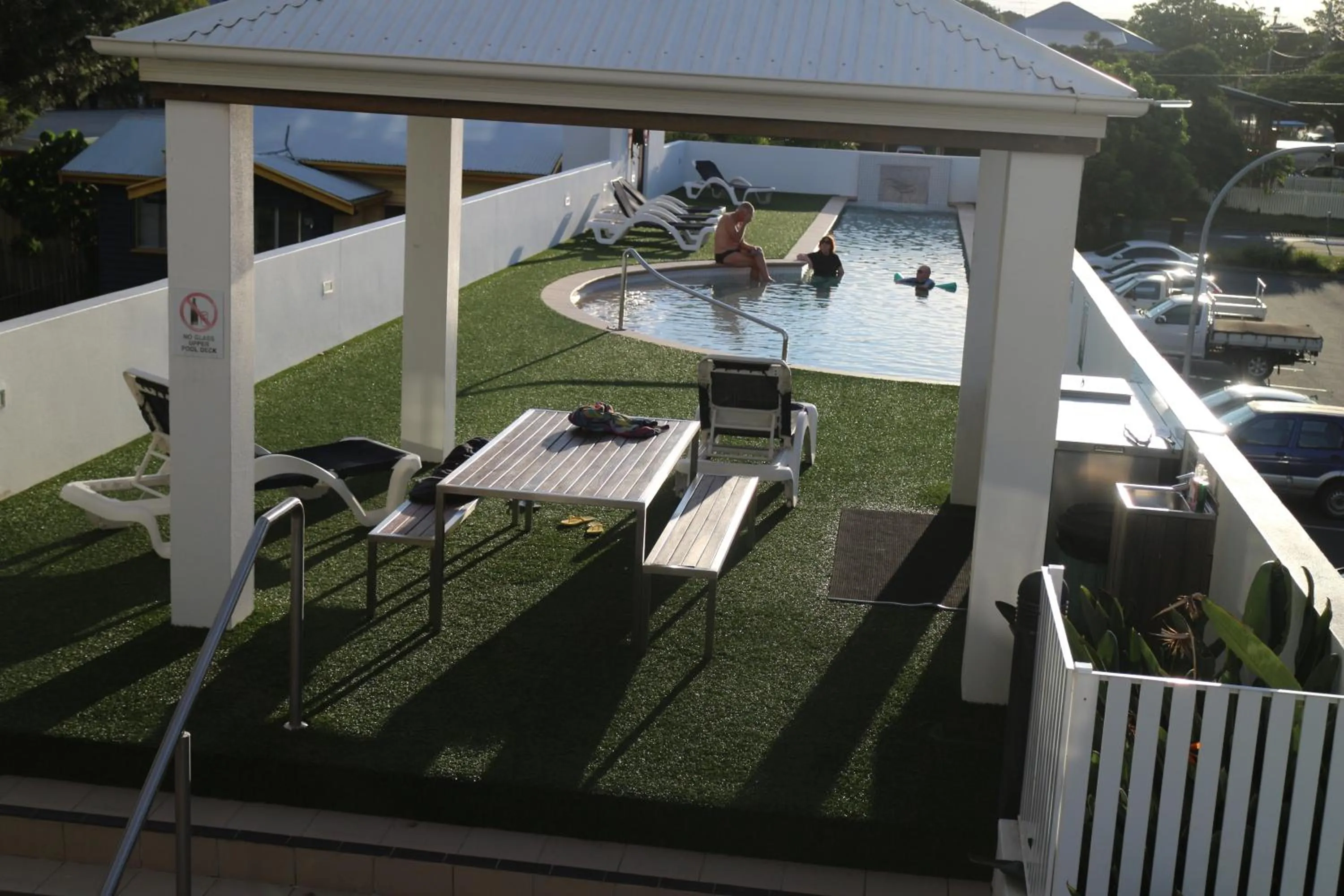 Sauna in Scarborough Beach Resort Brisbane