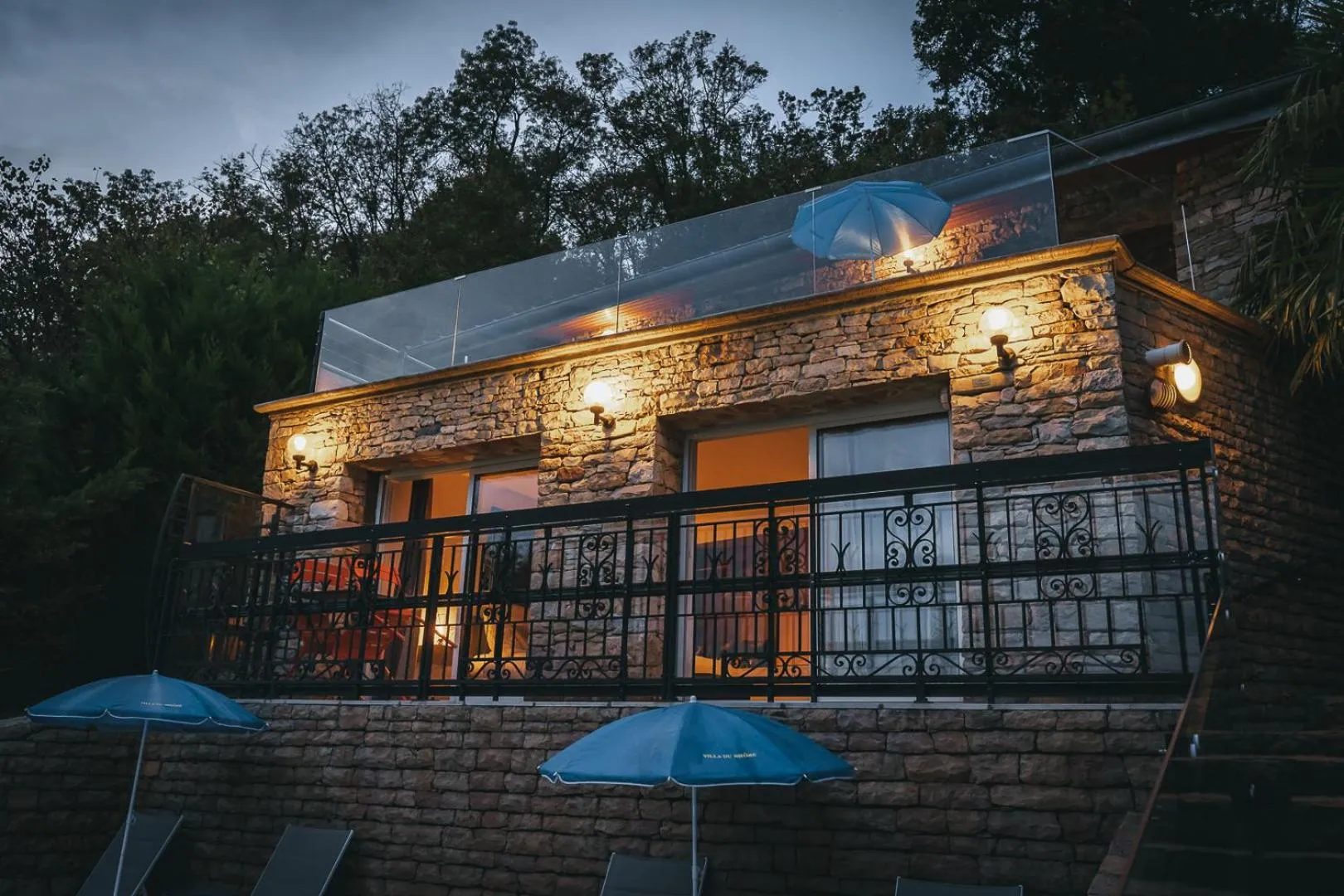 View (from property/room) in La Villa du Rhône