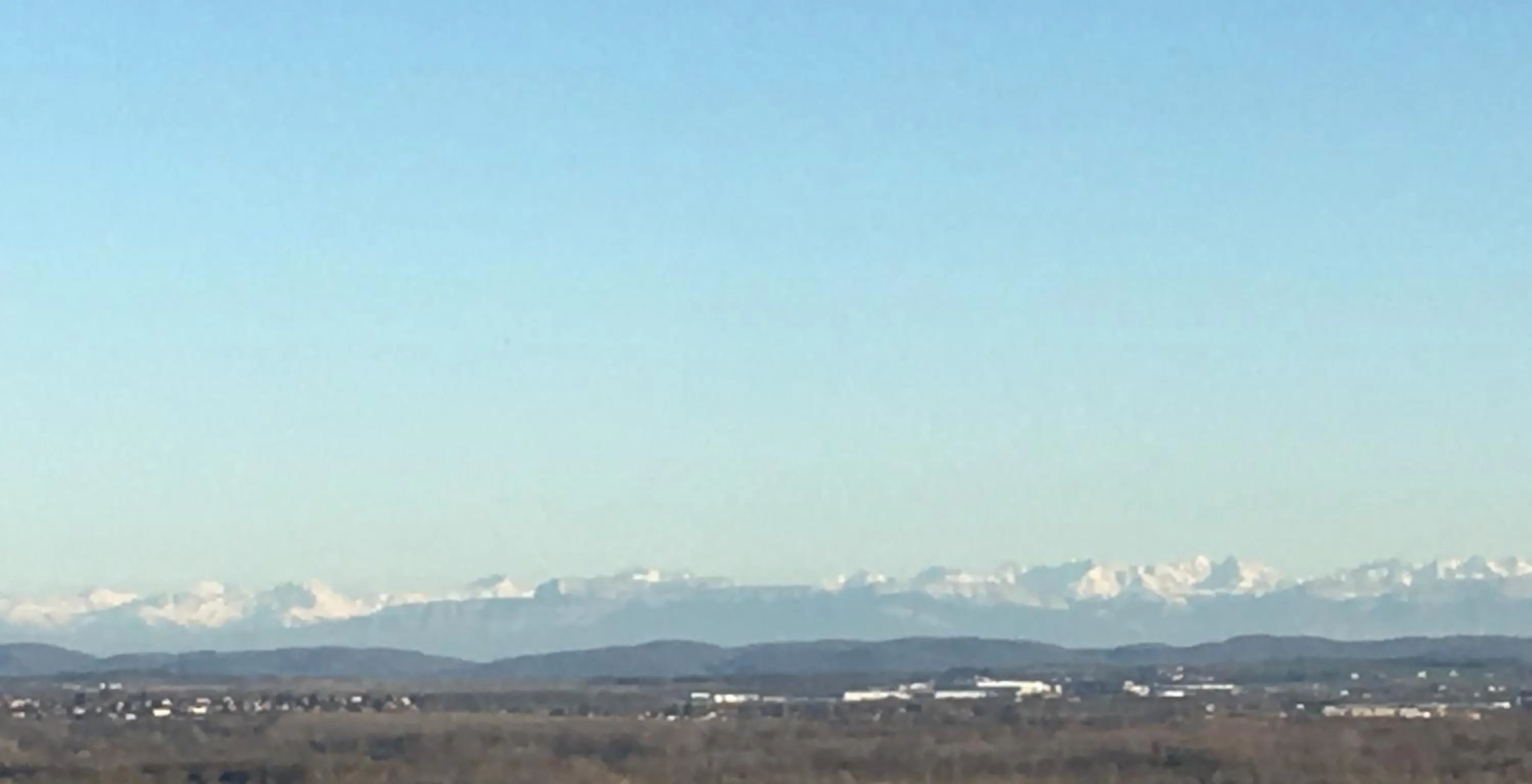 Mountain view in La Villa du Rhône
