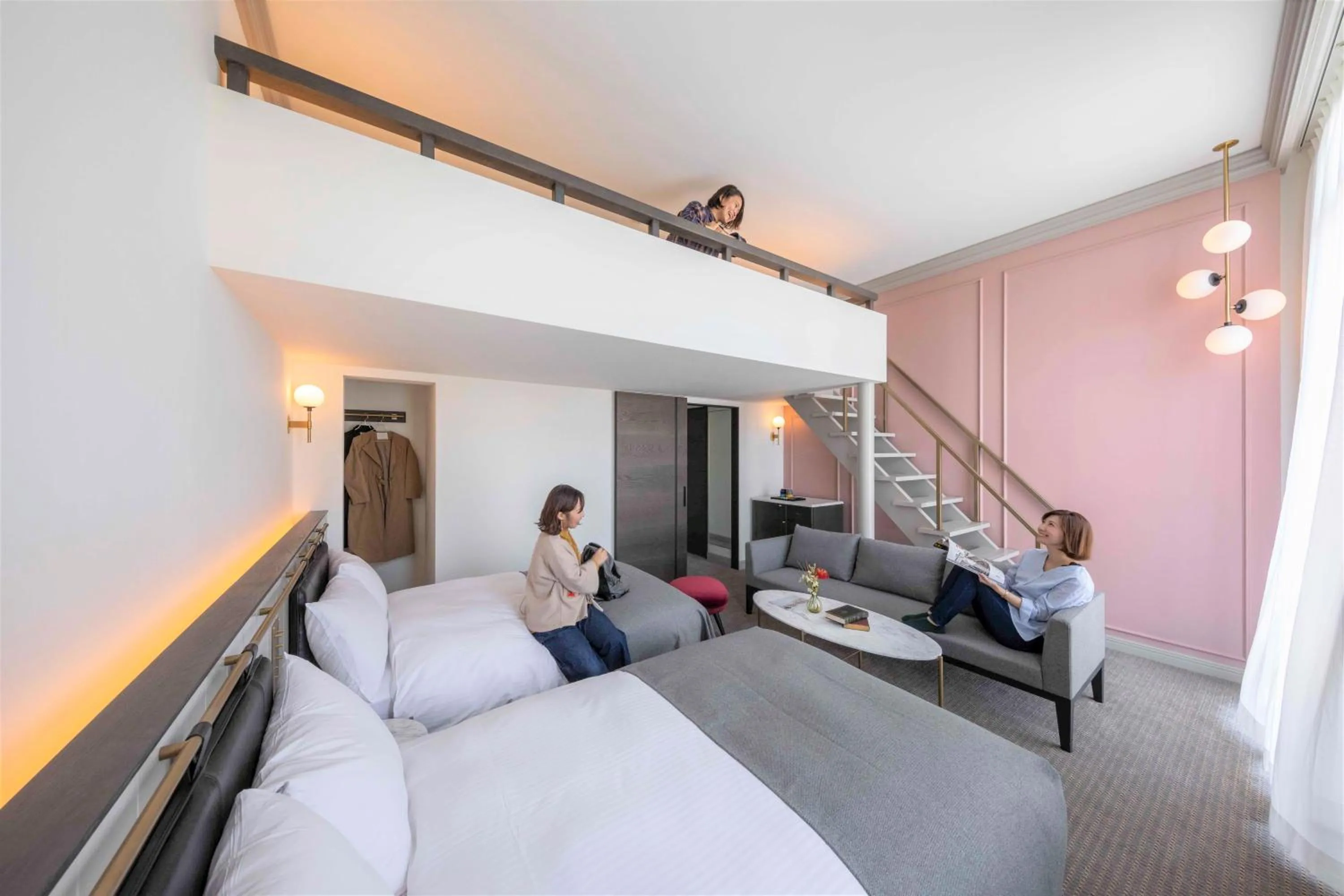 Bed in UNWIND HOTEL & BAR OTARU