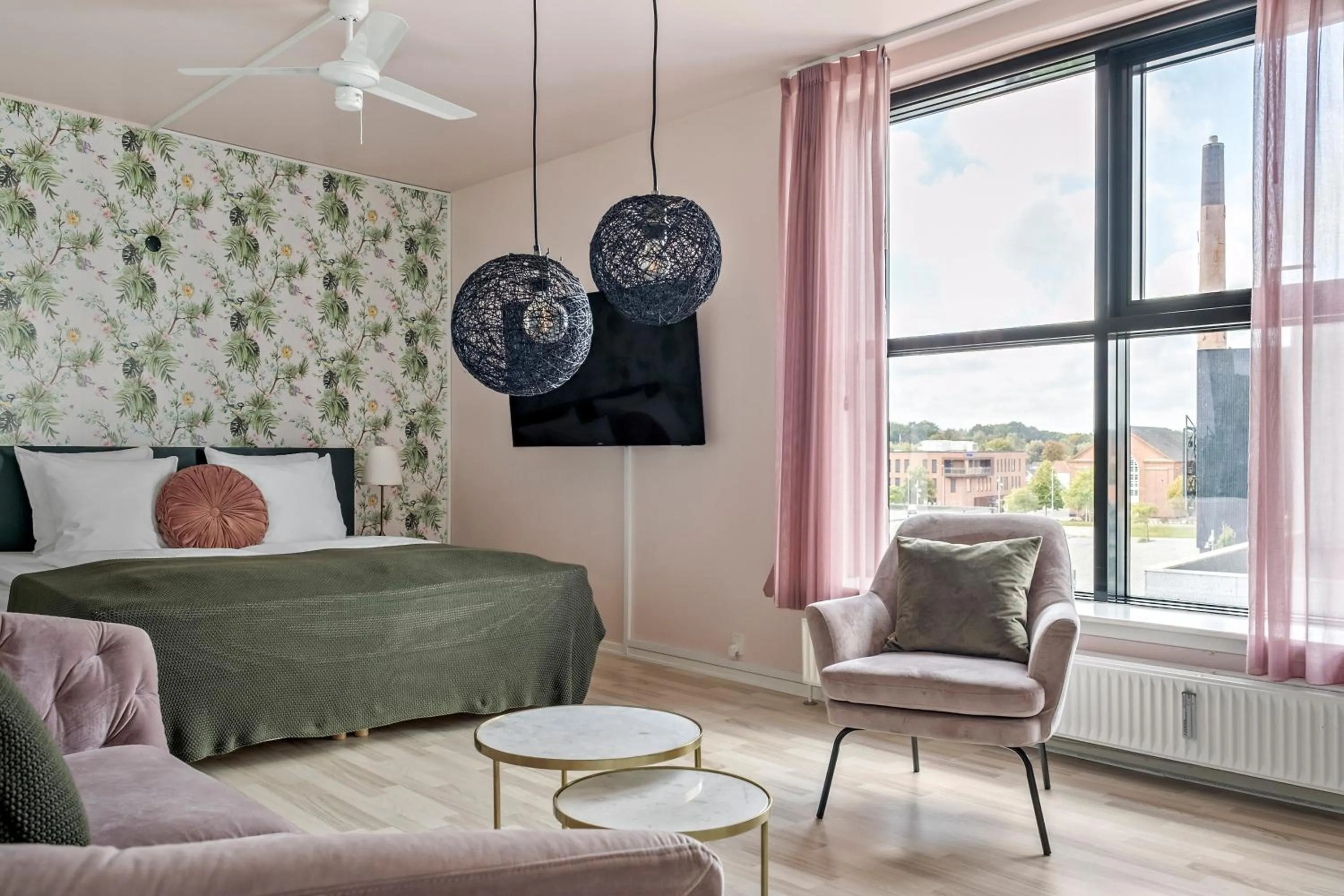 Bed in Best Western Royal Holstebro