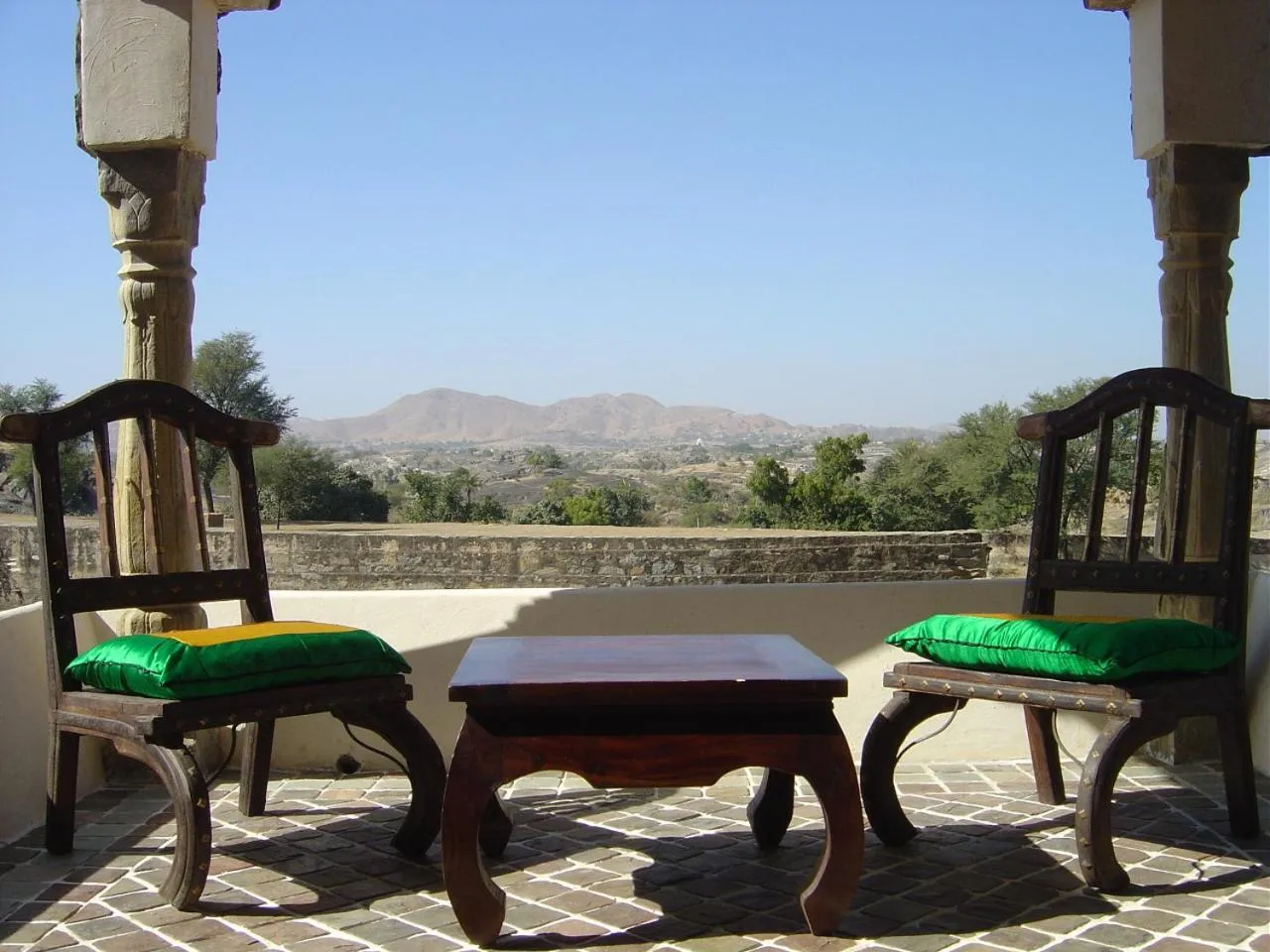 Patio in Deogarh Mahal