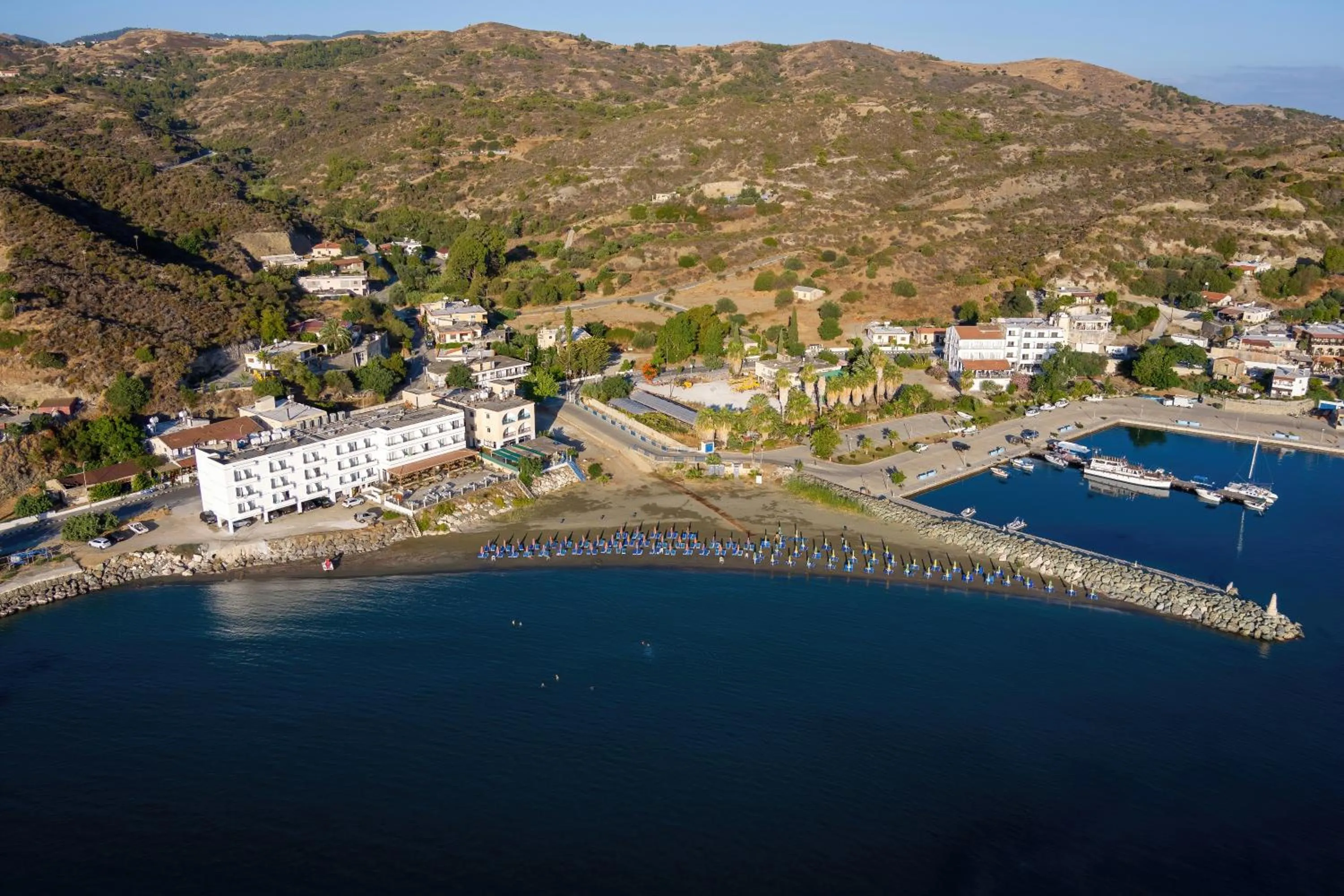 Bird's eye view in Tylos Beach Hotel