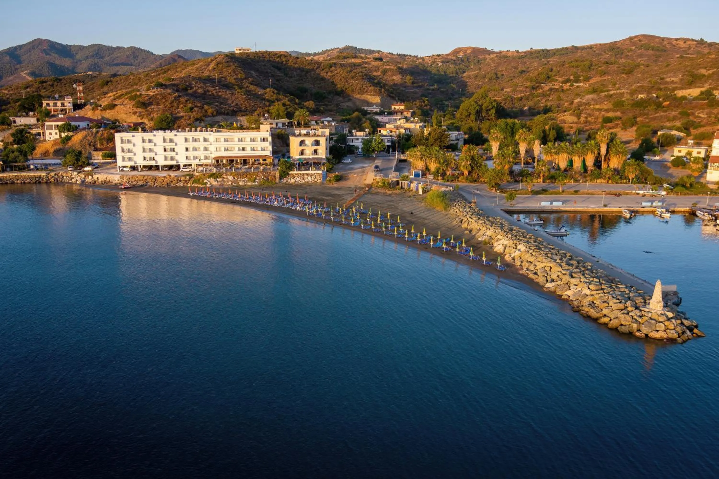 Bird's eye view in Tylos Beach Hotel