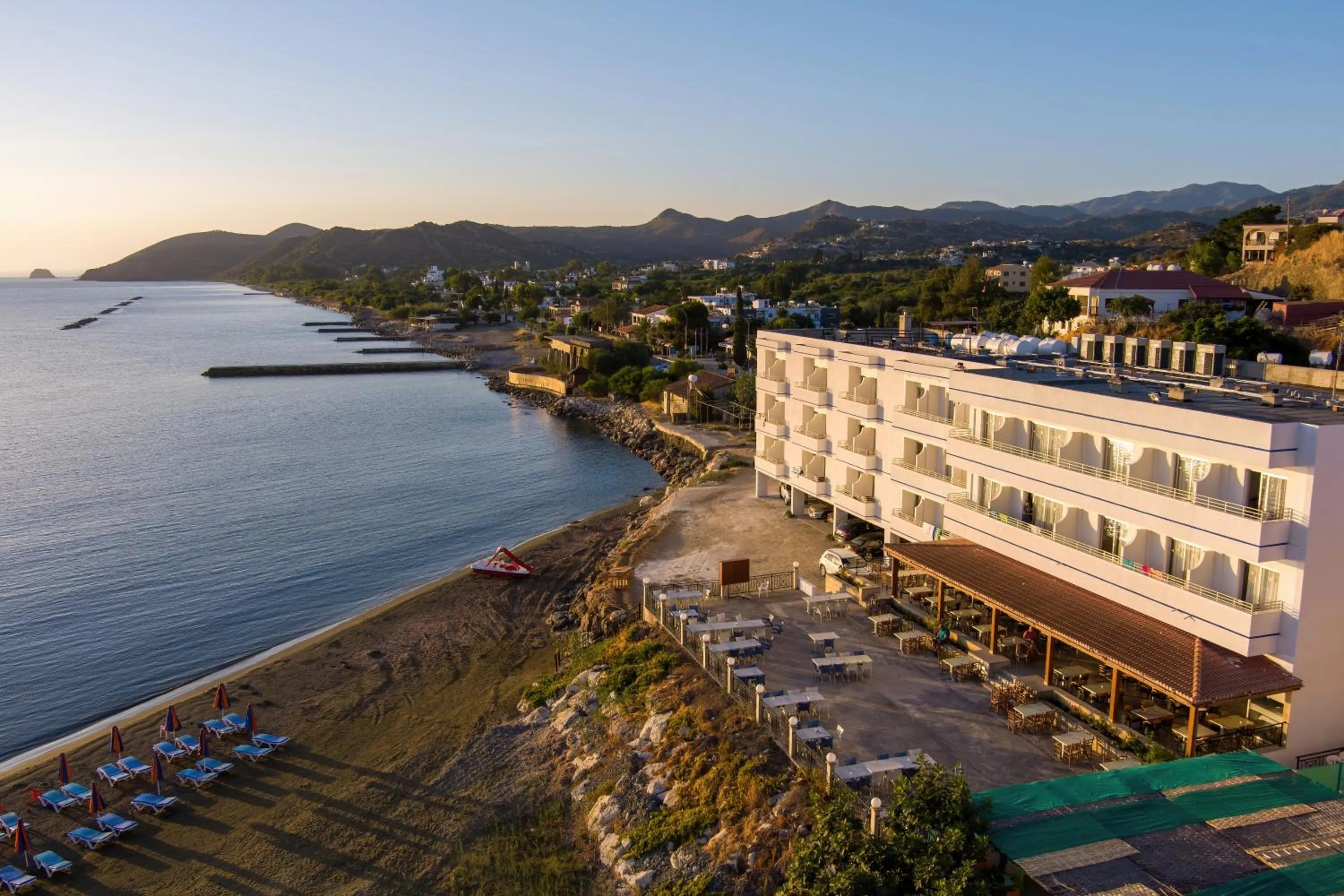 Bird's eye view in Tylos Beach Hotel