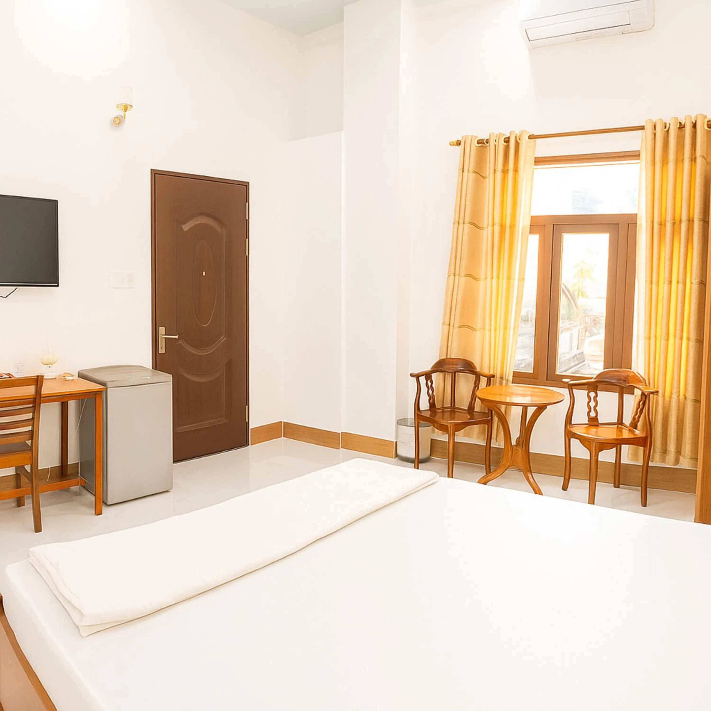 Bed in Khách Sạn Nhà Hàng Ngọc Hân