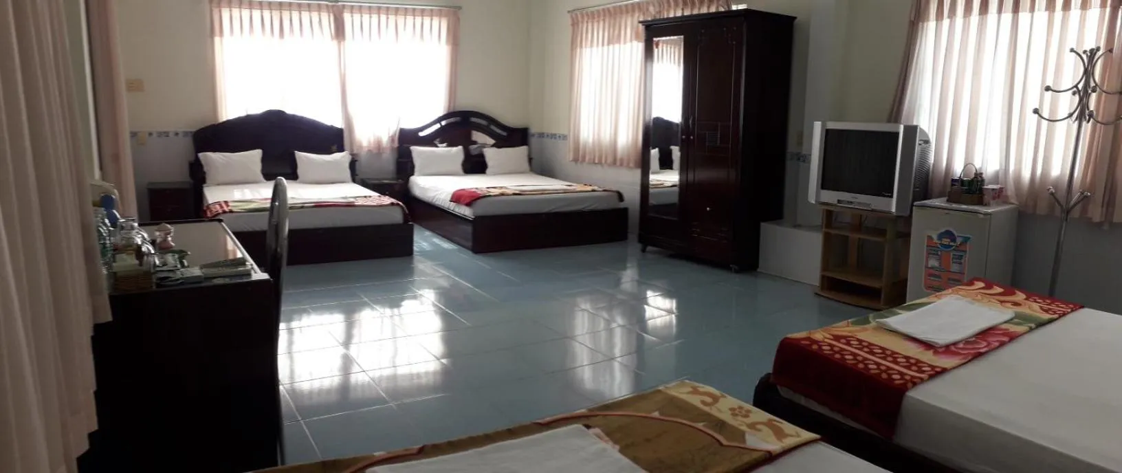 Bed in Khách Sạn Nhà Hàng Ngọc Hân