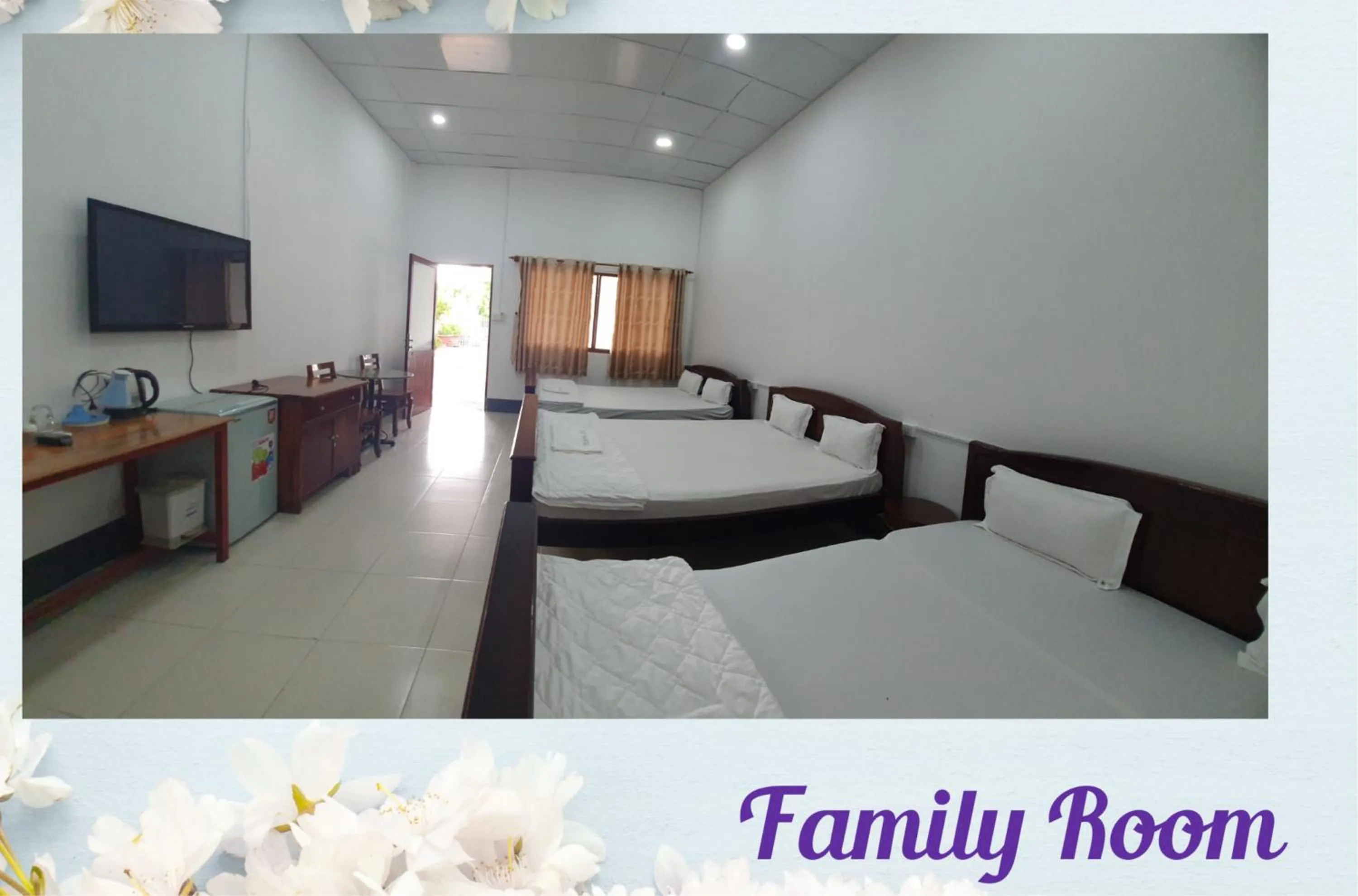 Bed in Khách Sạn Nhà Hàng Ngọc Hân