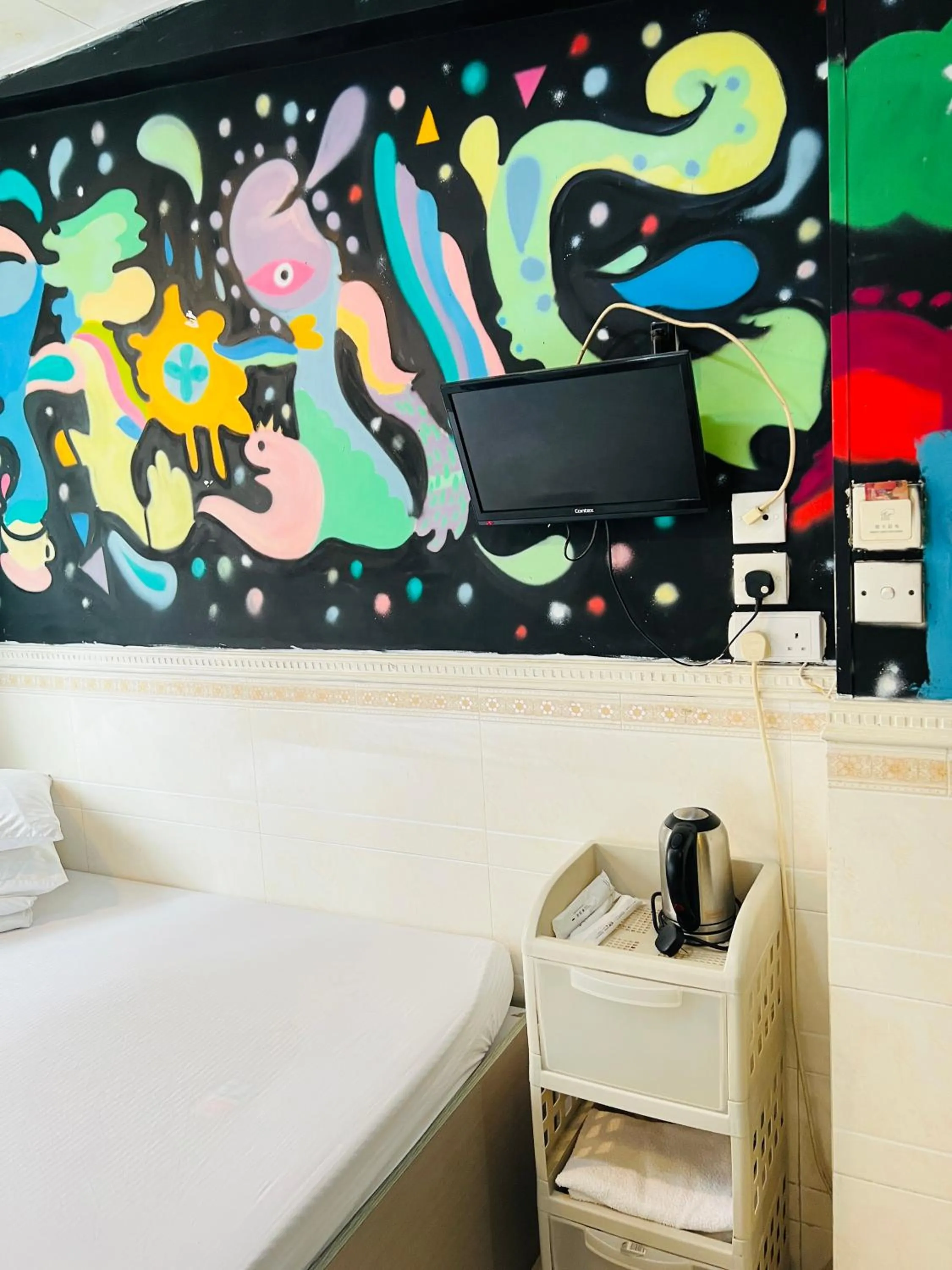 Decorative detail, Bed in 嘉應賓館HAKKAS GUEST House