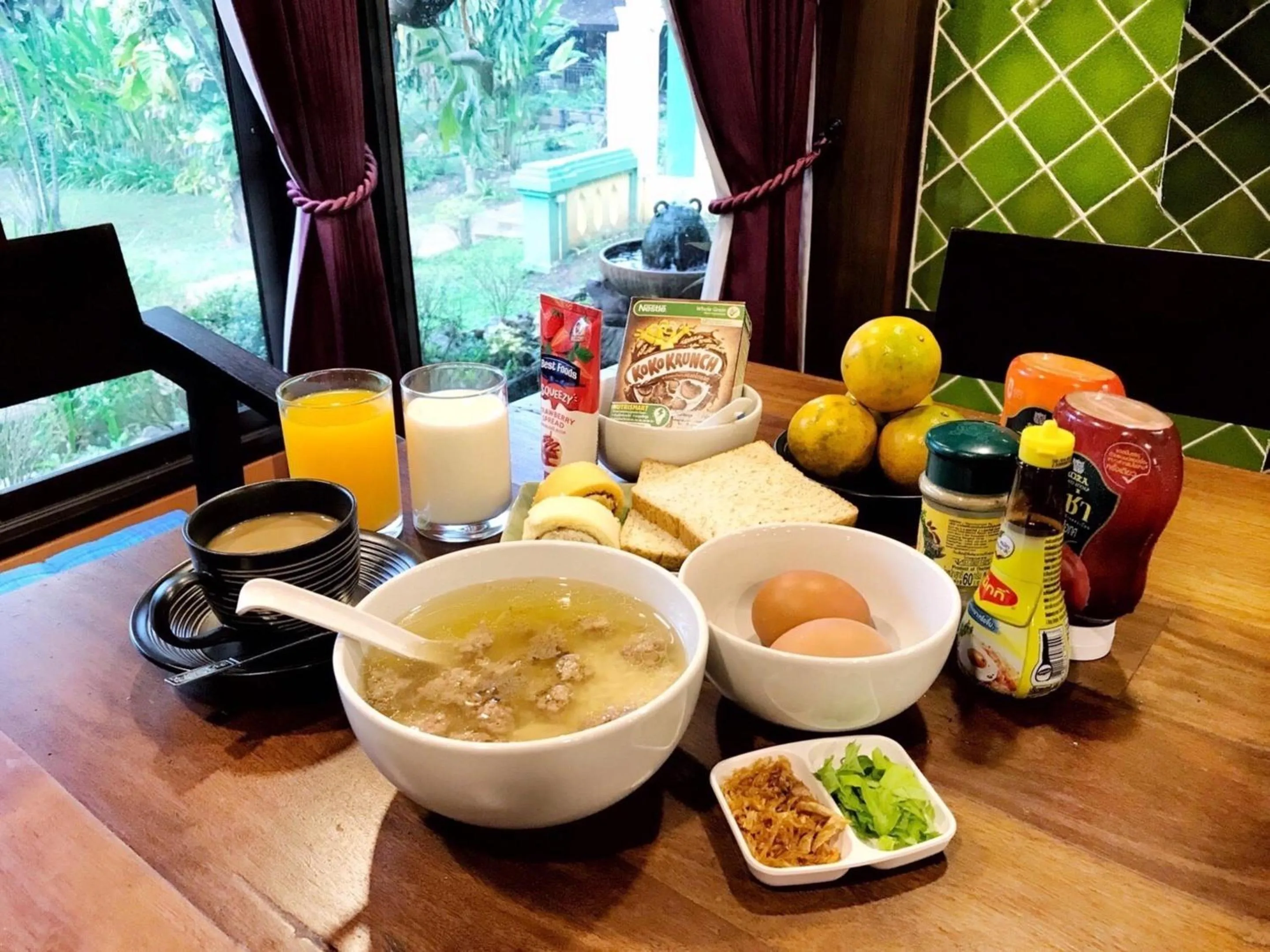 Breakfast in คุ้มสะเมิง-Samoeng Center