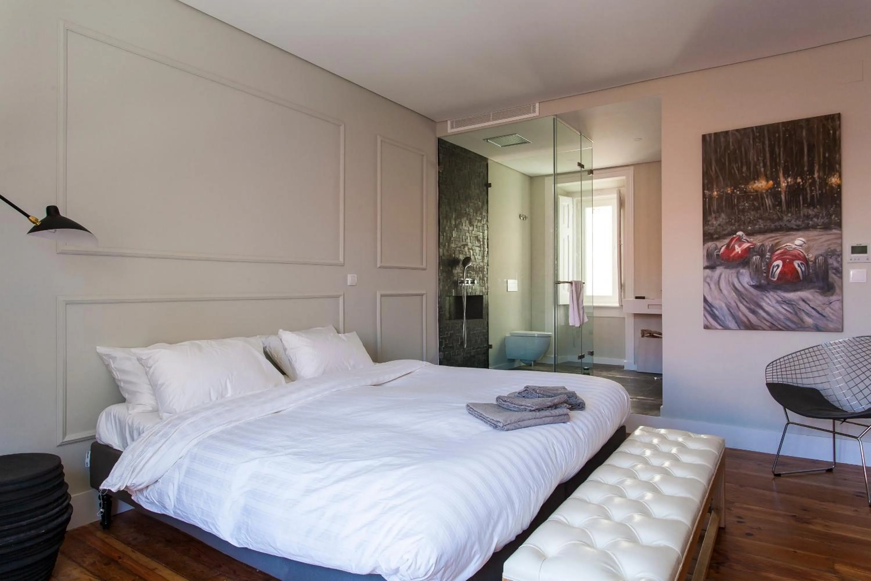 Bed in LuxLapa Duplex
