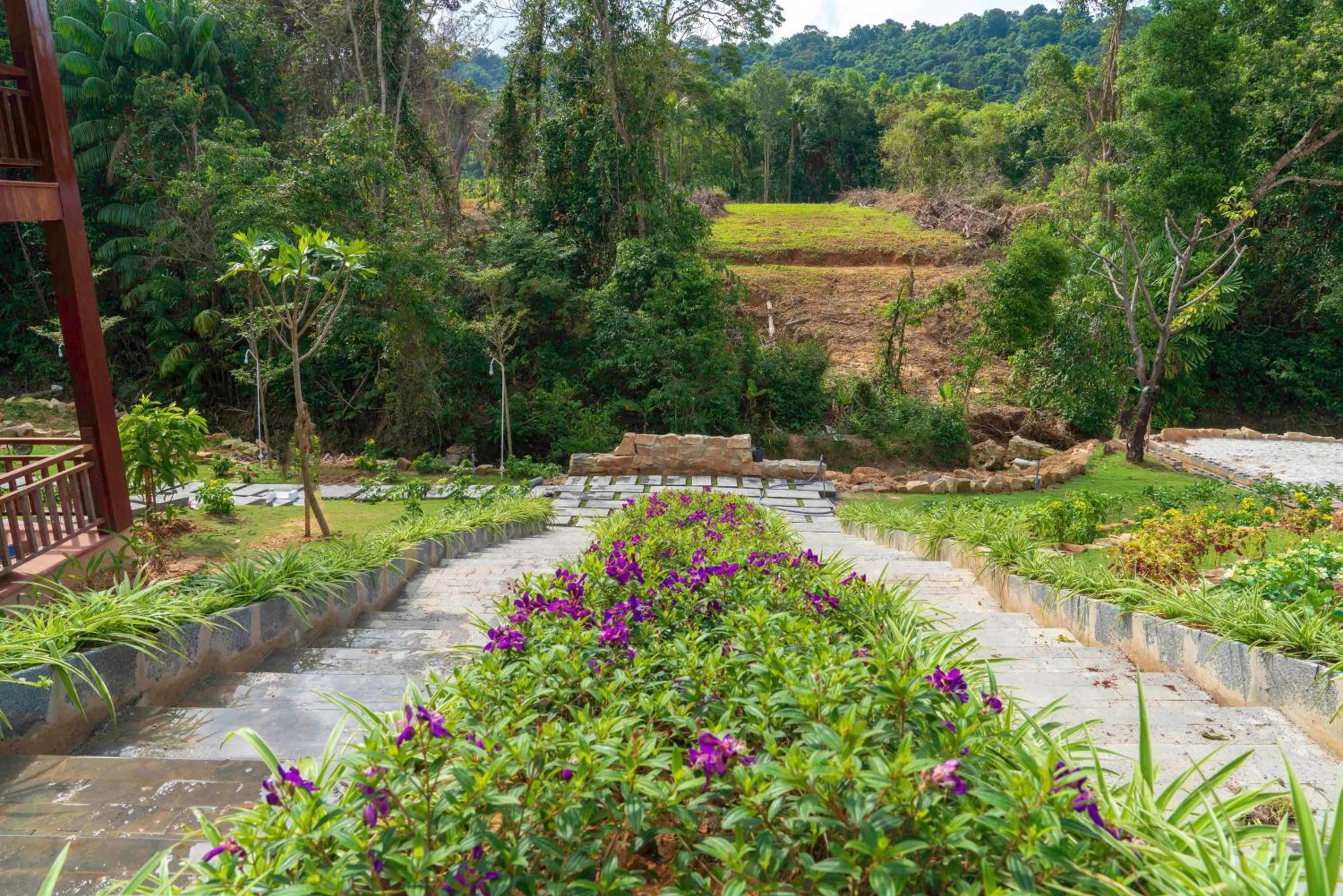 Garden view in Phu Quoc Bambusa Resort