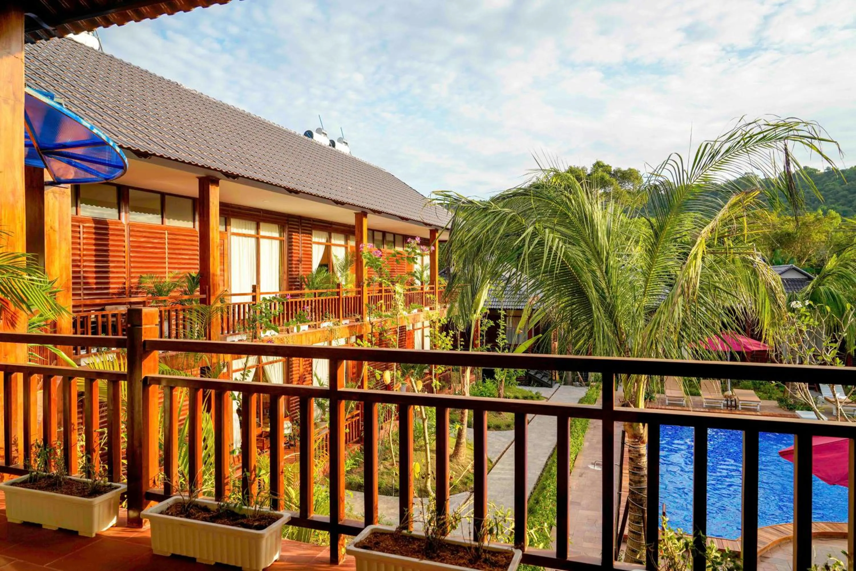 Balcony/Terrace in Phu Quoc Bambusa Resort