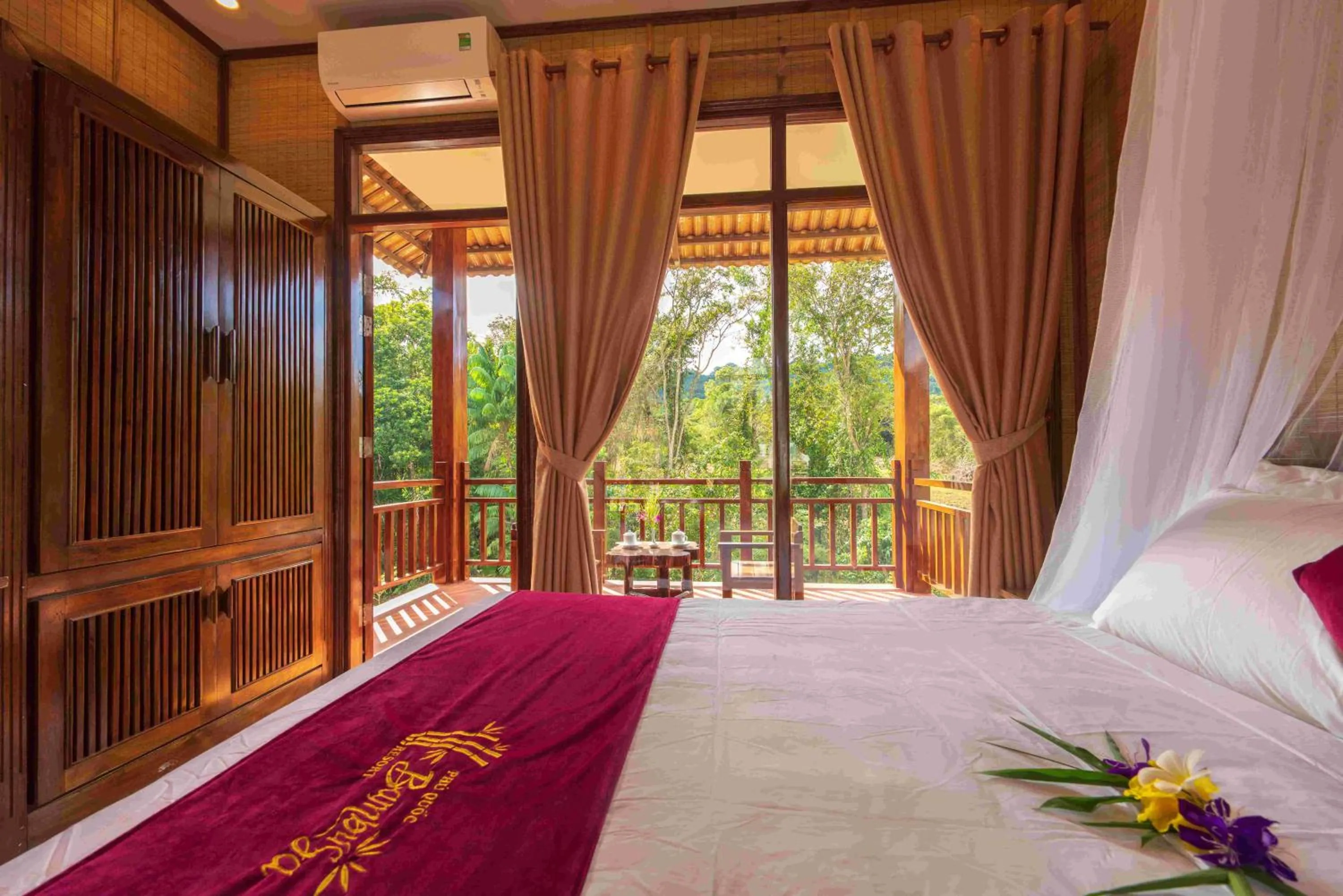 Bedroom, Bed in Phu Quoc Bambusa Resort