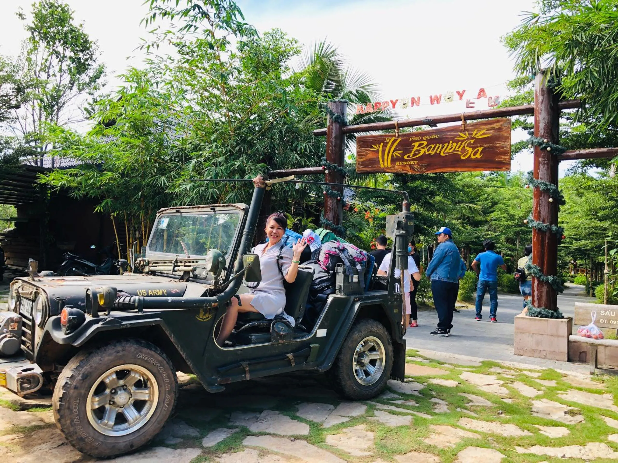 Parking in Phu Quoc Bambusa Resort