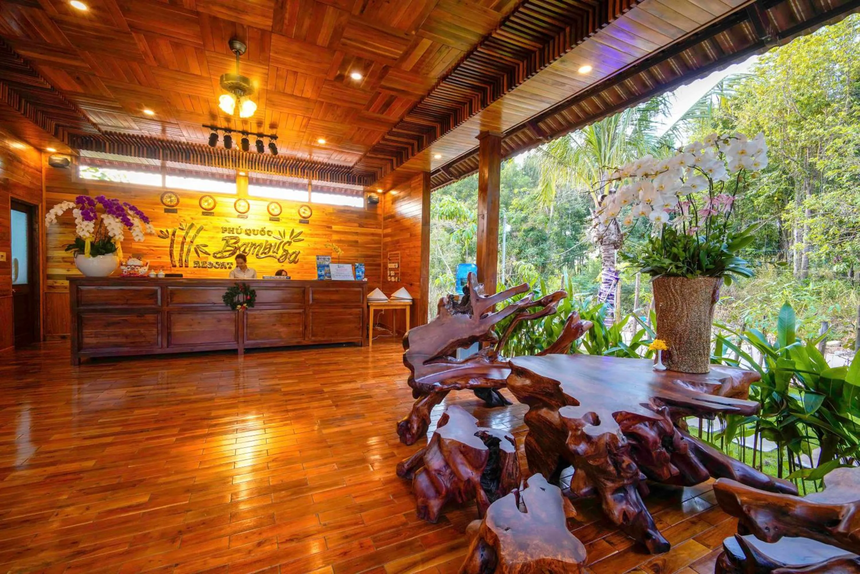 Lobby or reception in Phu Quoc Bambusa Resort