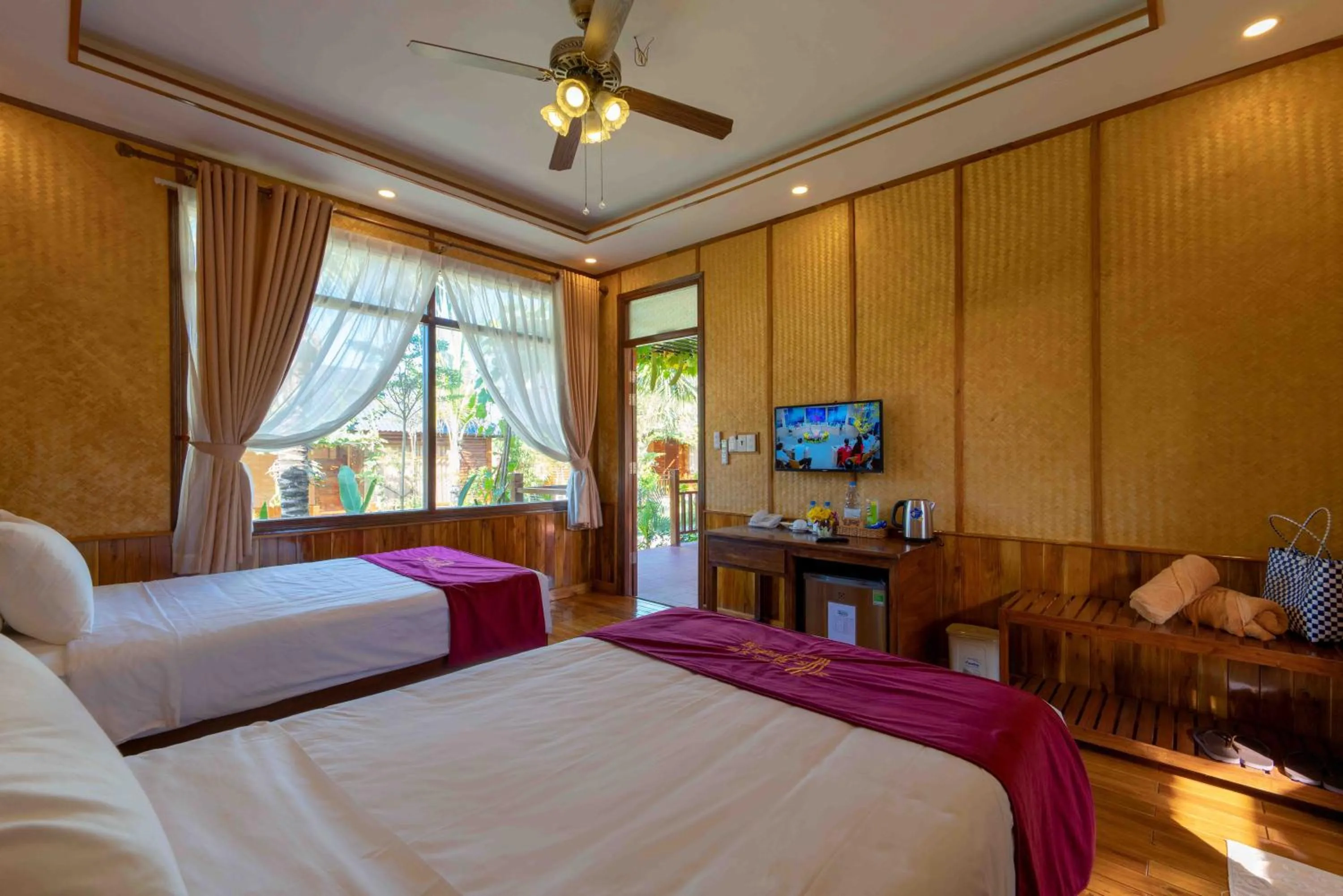 Bedroom, Bed in Phu Quoc Bambusa Resort