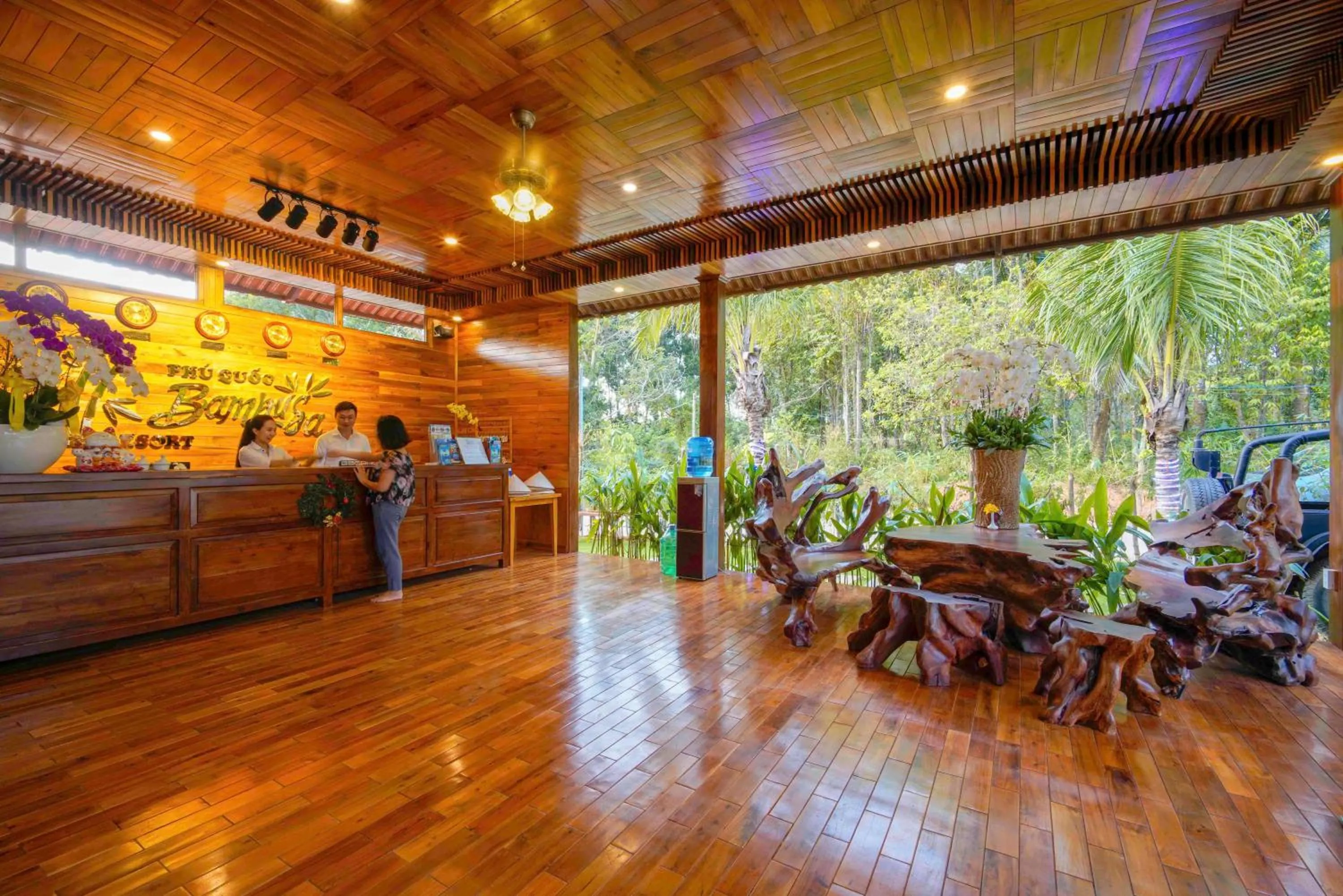 Lobby or reception in Phu Quoc Bambusa Resort