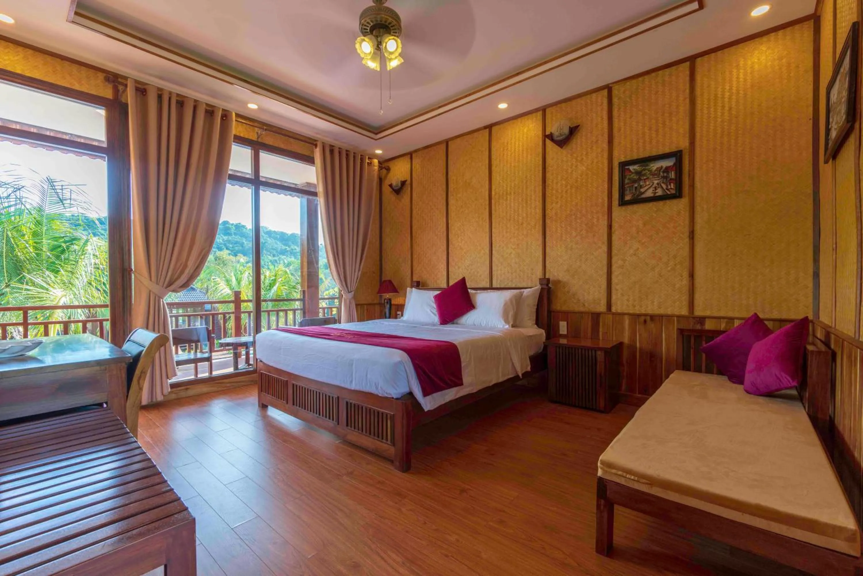 Bedroom, Bed in Phu Quoc Bambusa Resort