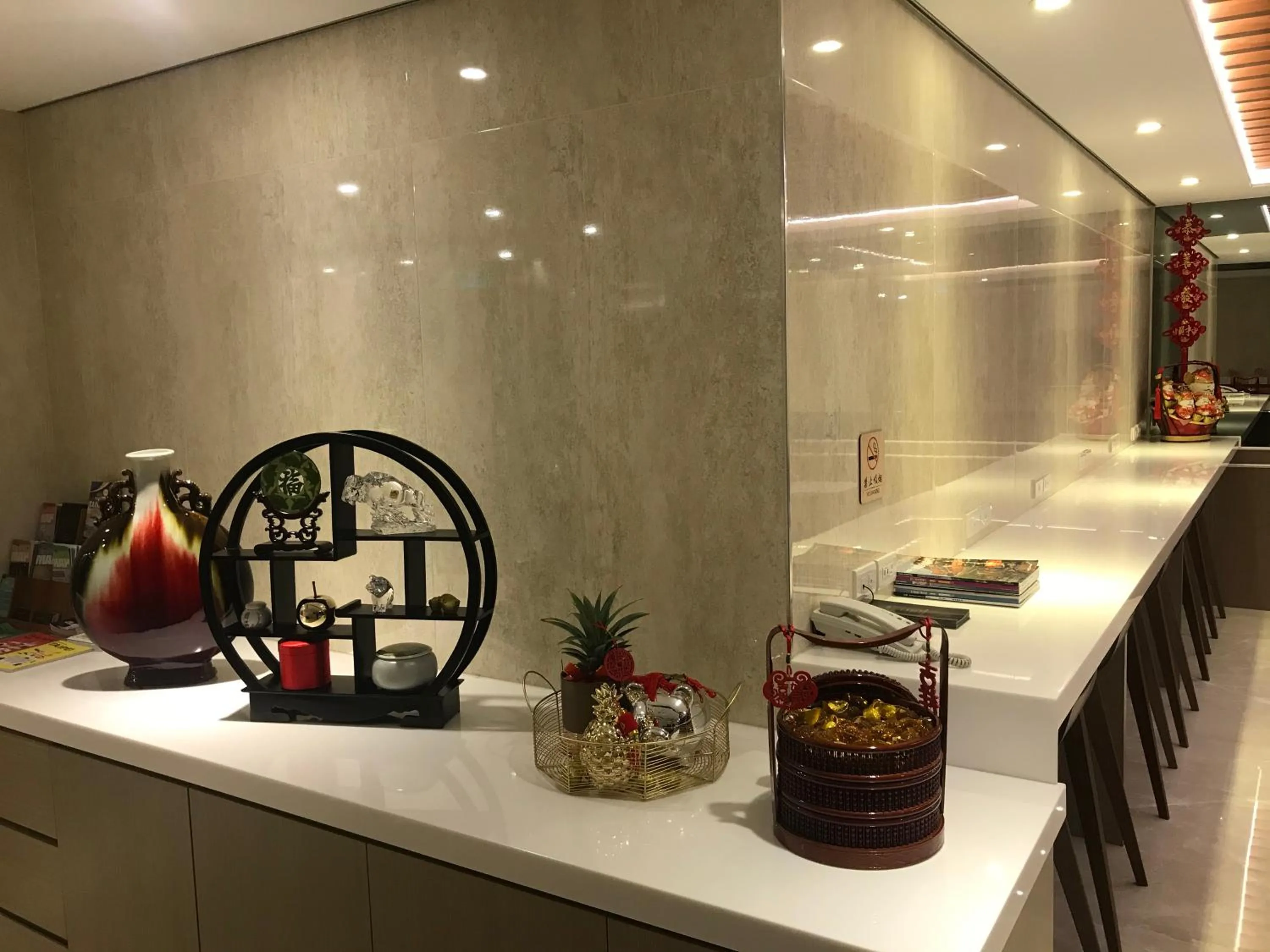 Decorative detail in Golden Garden Hotel