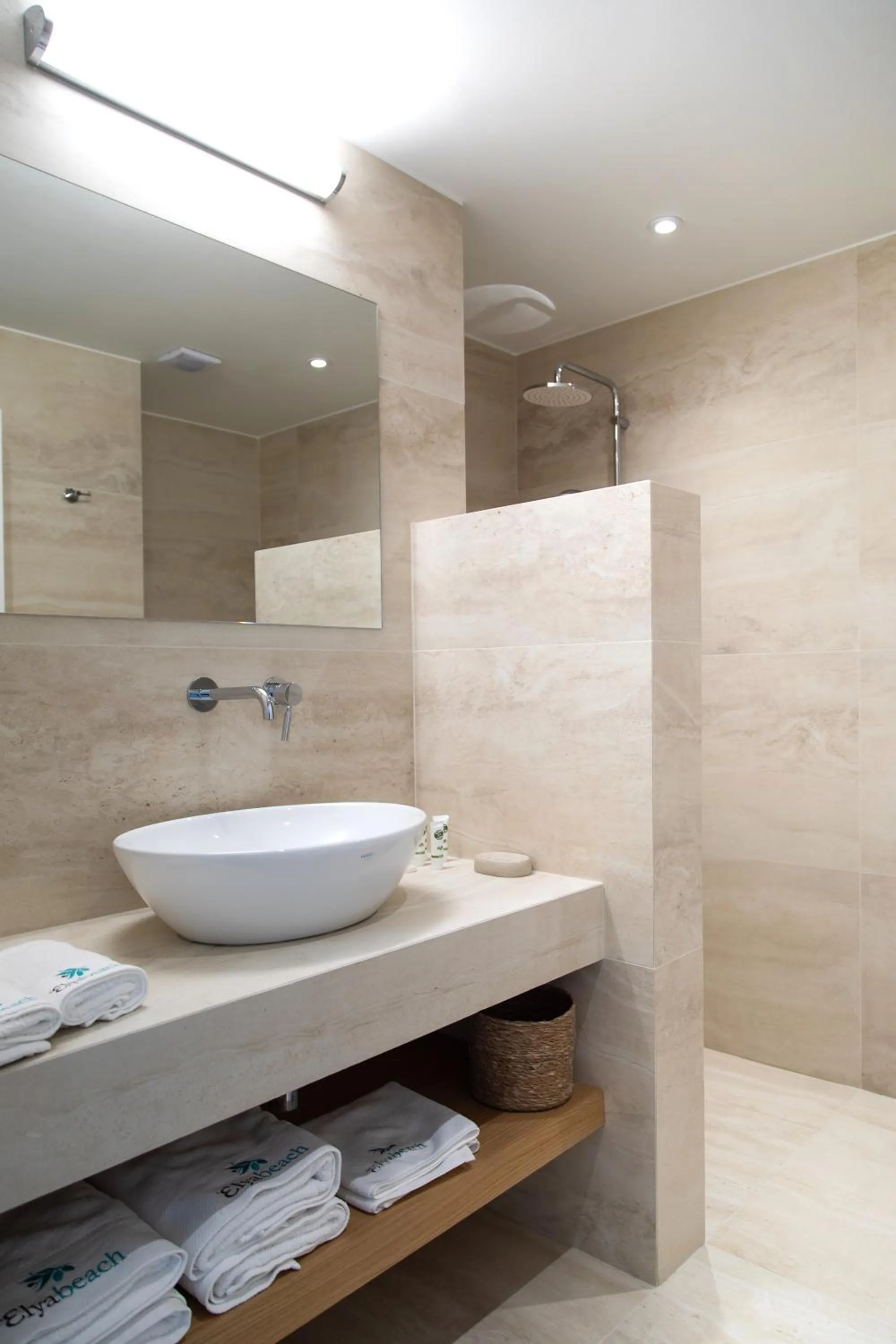 Shower in Elya Beach Luxury Suites