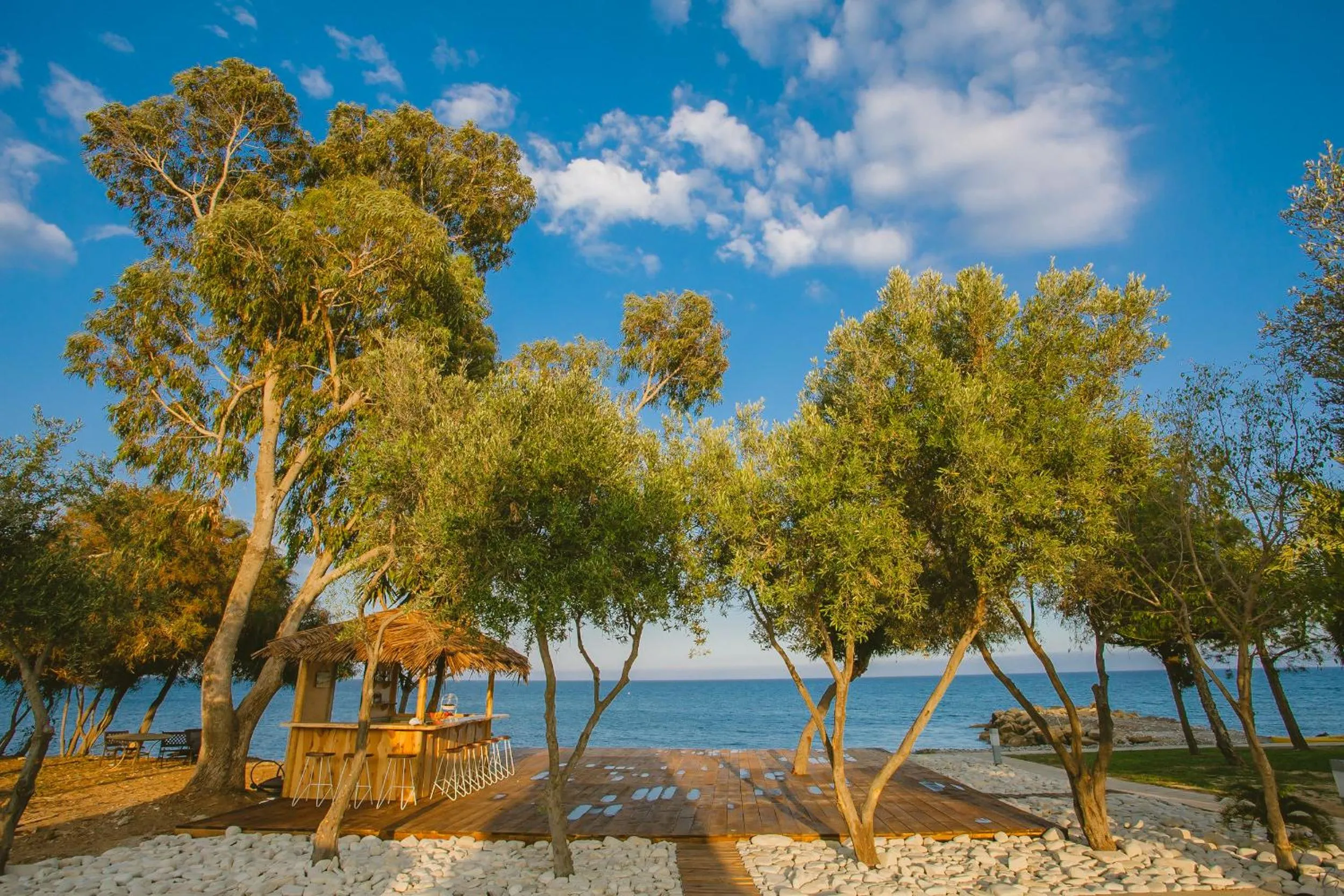Patio in Elya Beach Luxury Suites