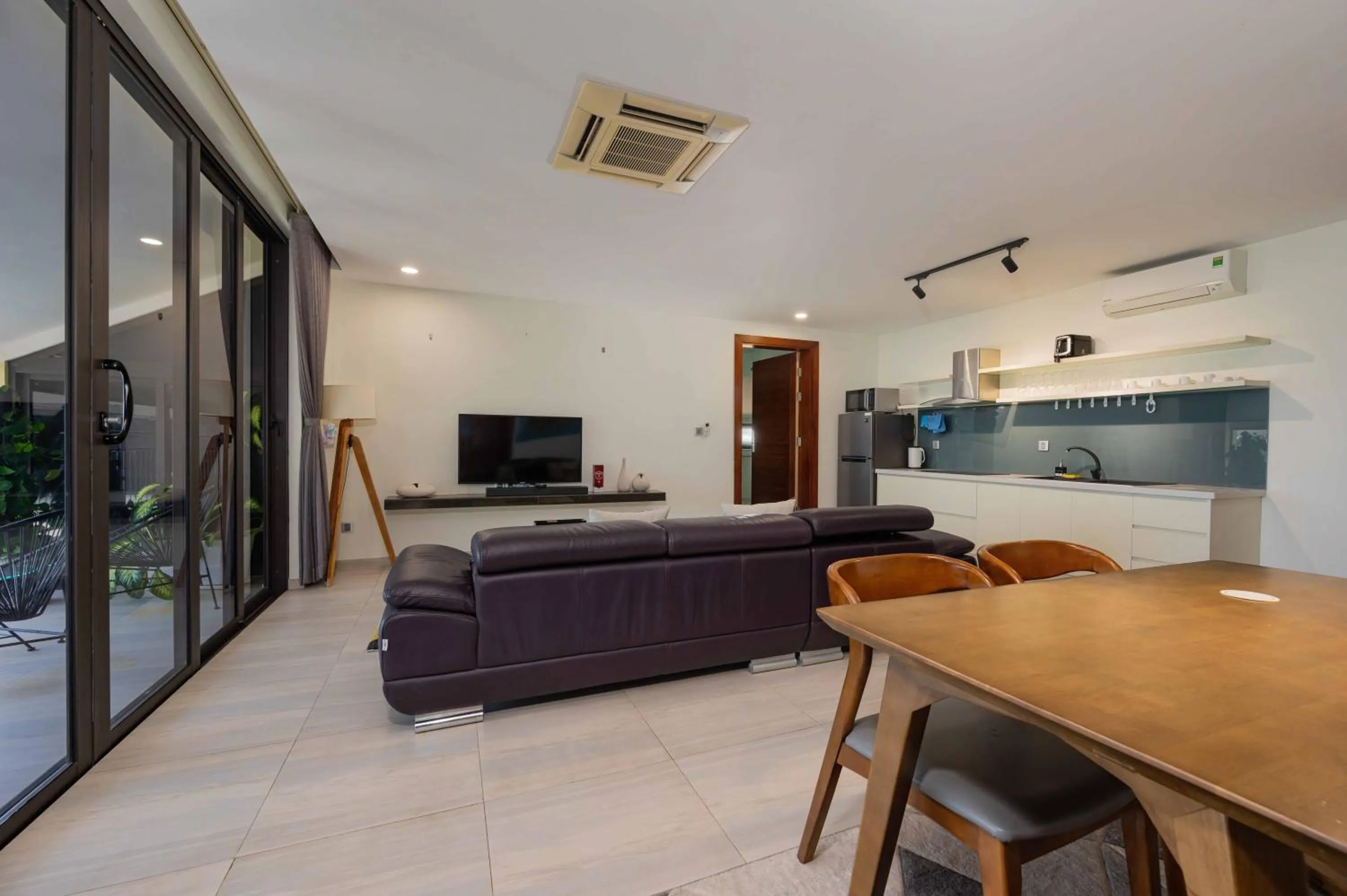 Kitchen or kitchenette in Beach Haven Suites Hội An Apartment