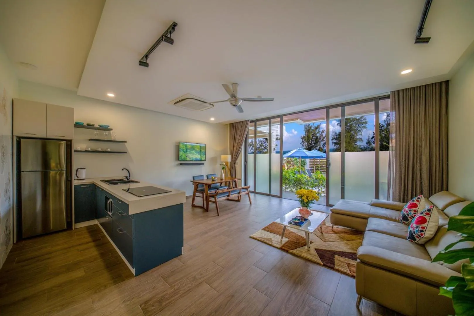 Bed in Beach Haven Suites Hội An Apartment