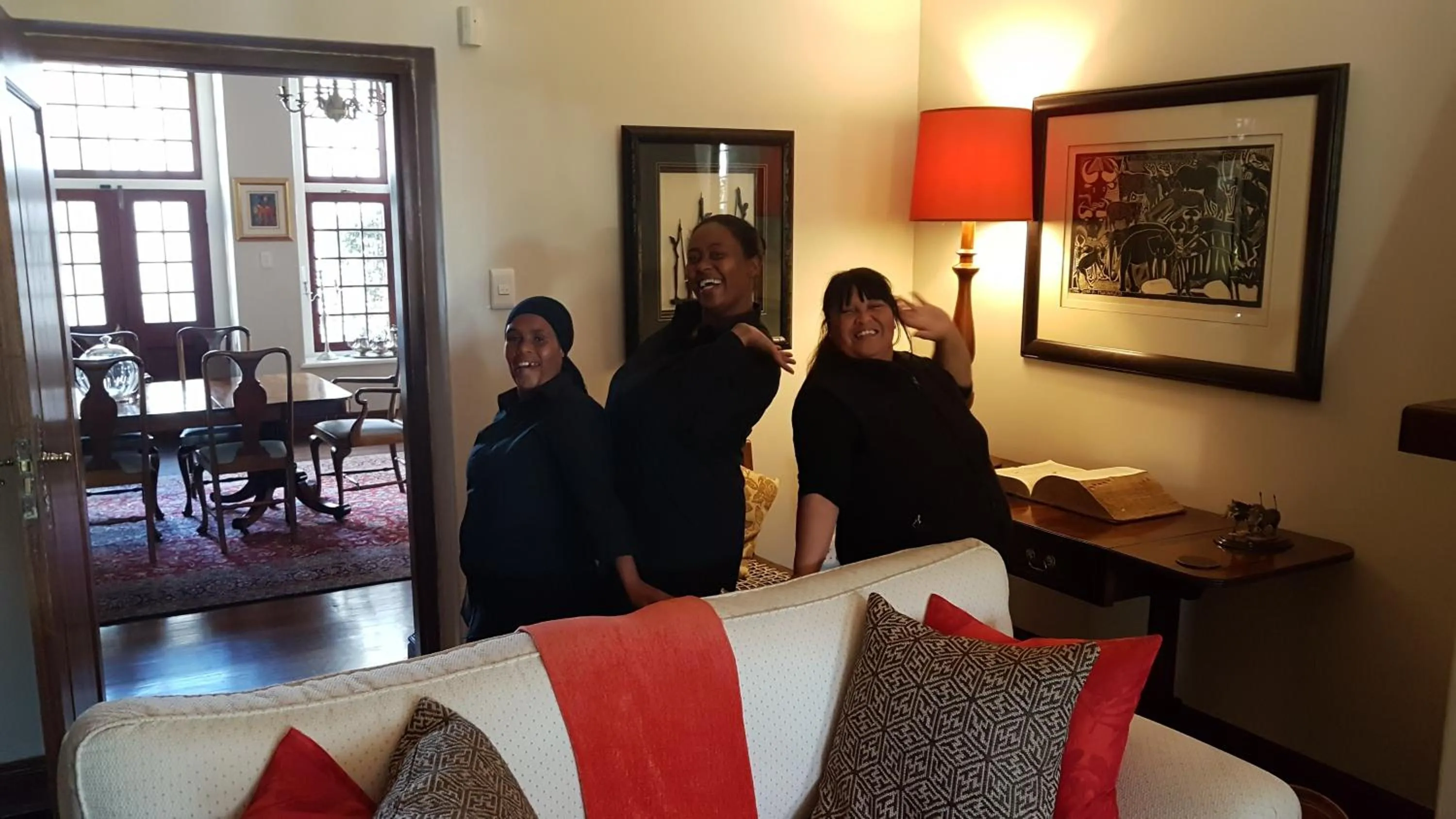 Staff in Vredenburg Manor House