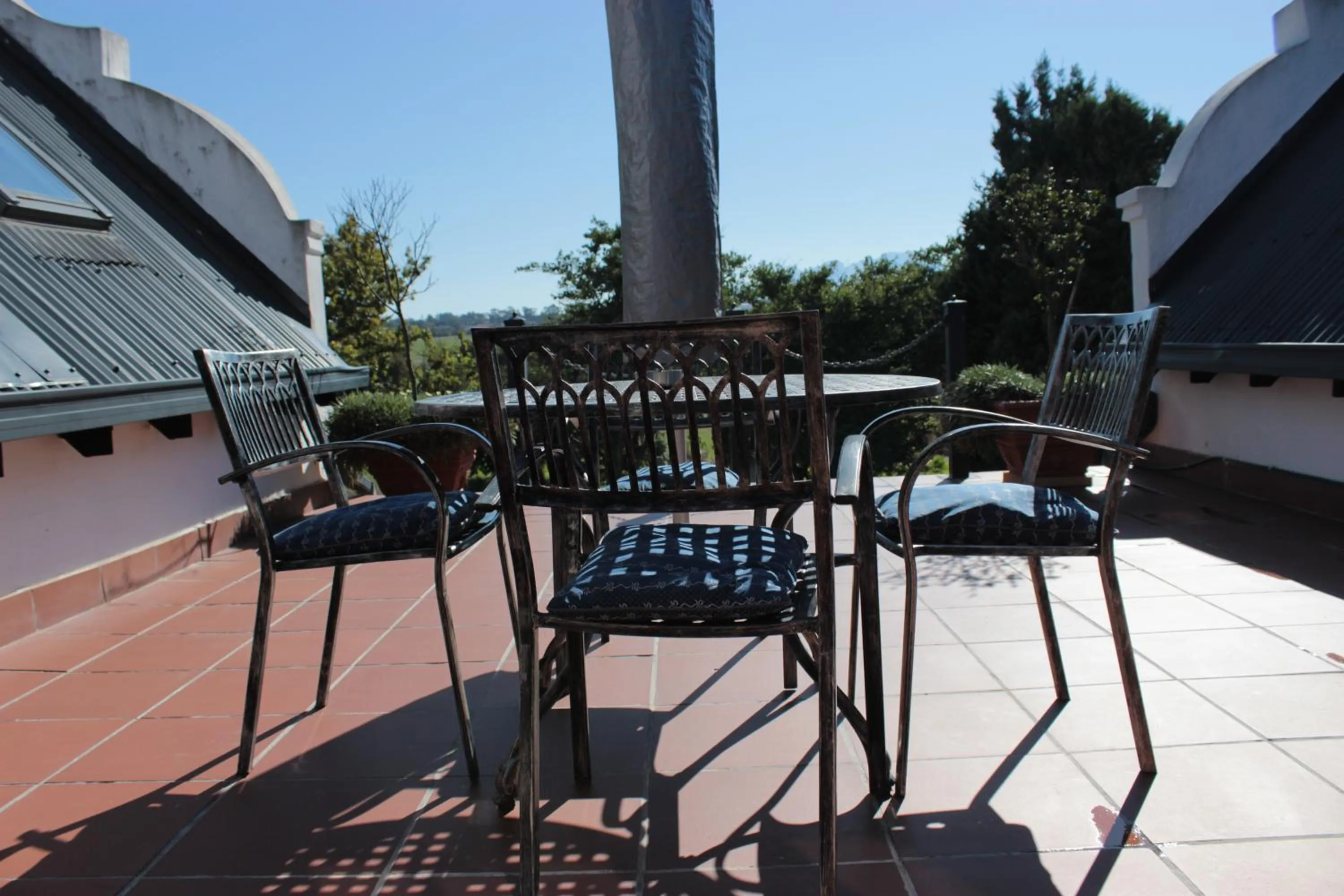Patio in Vredenburg Manor House