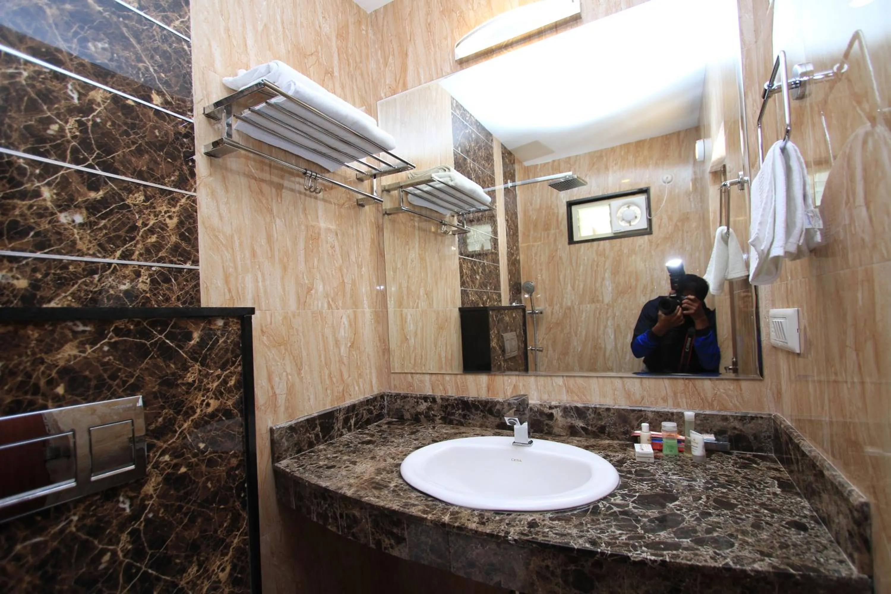 Bathroom in Hotel Noor Empire International Kormangala
