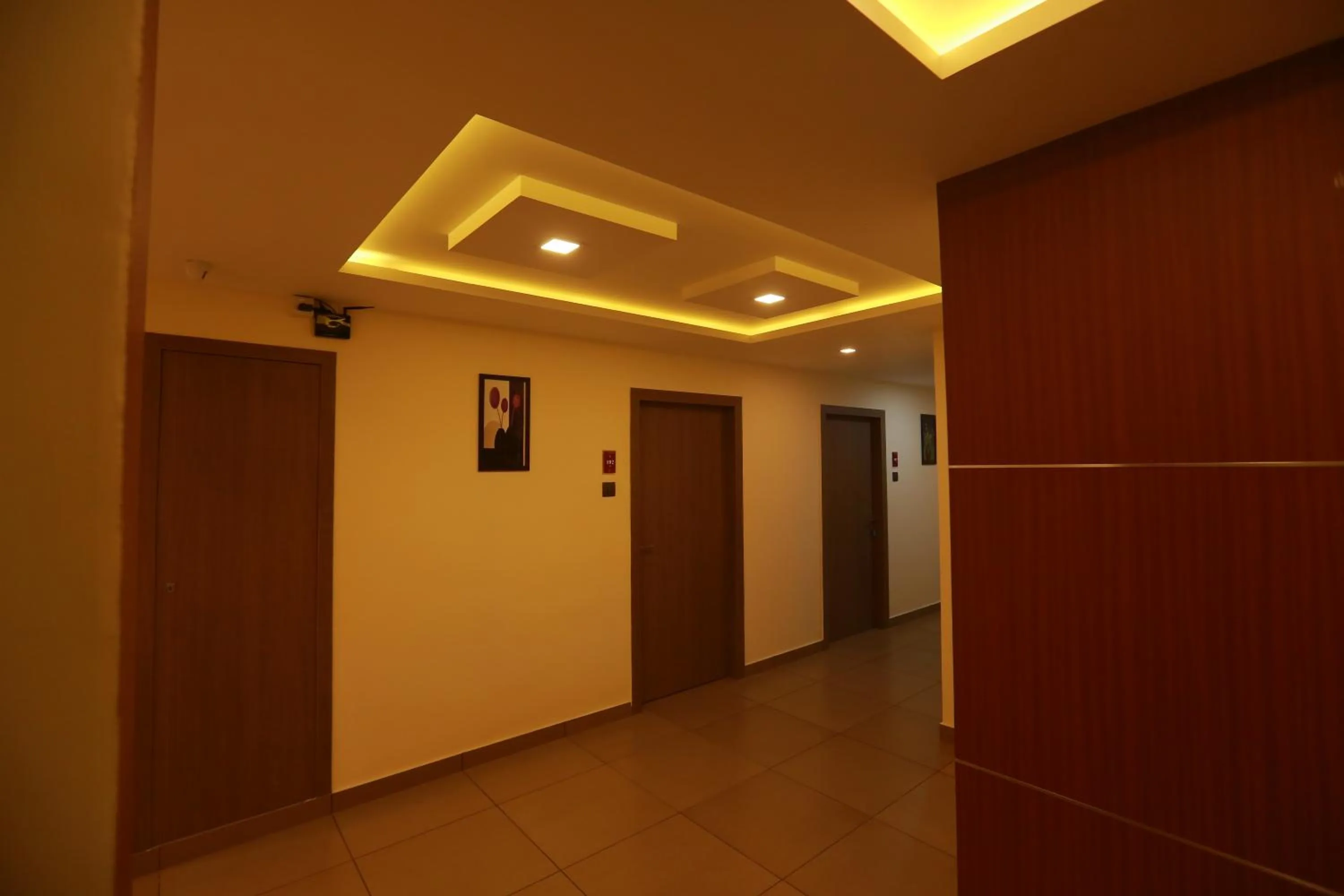 Seating area in The Crescent Suites