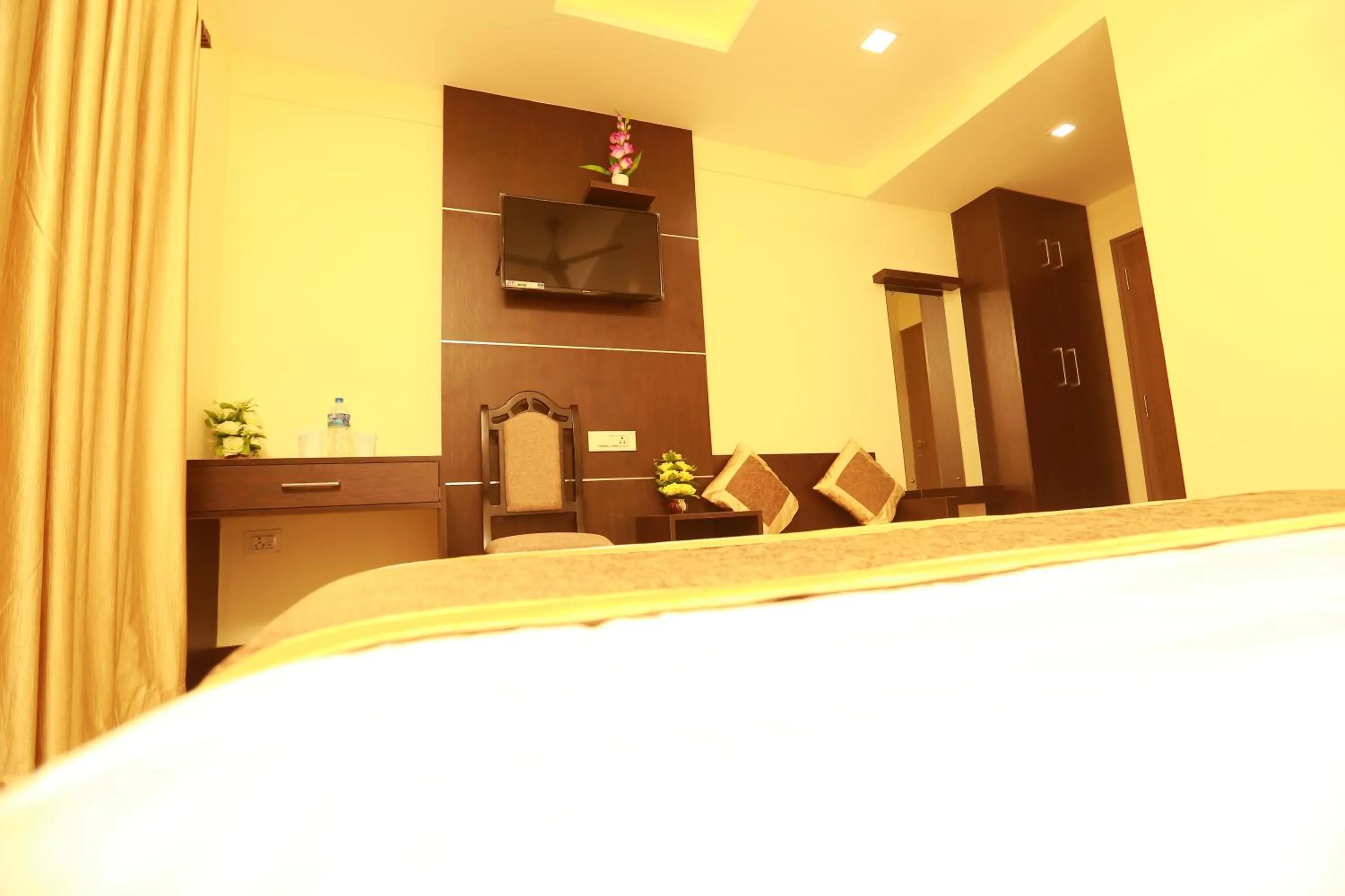 Bedroom in The Crescent Suites