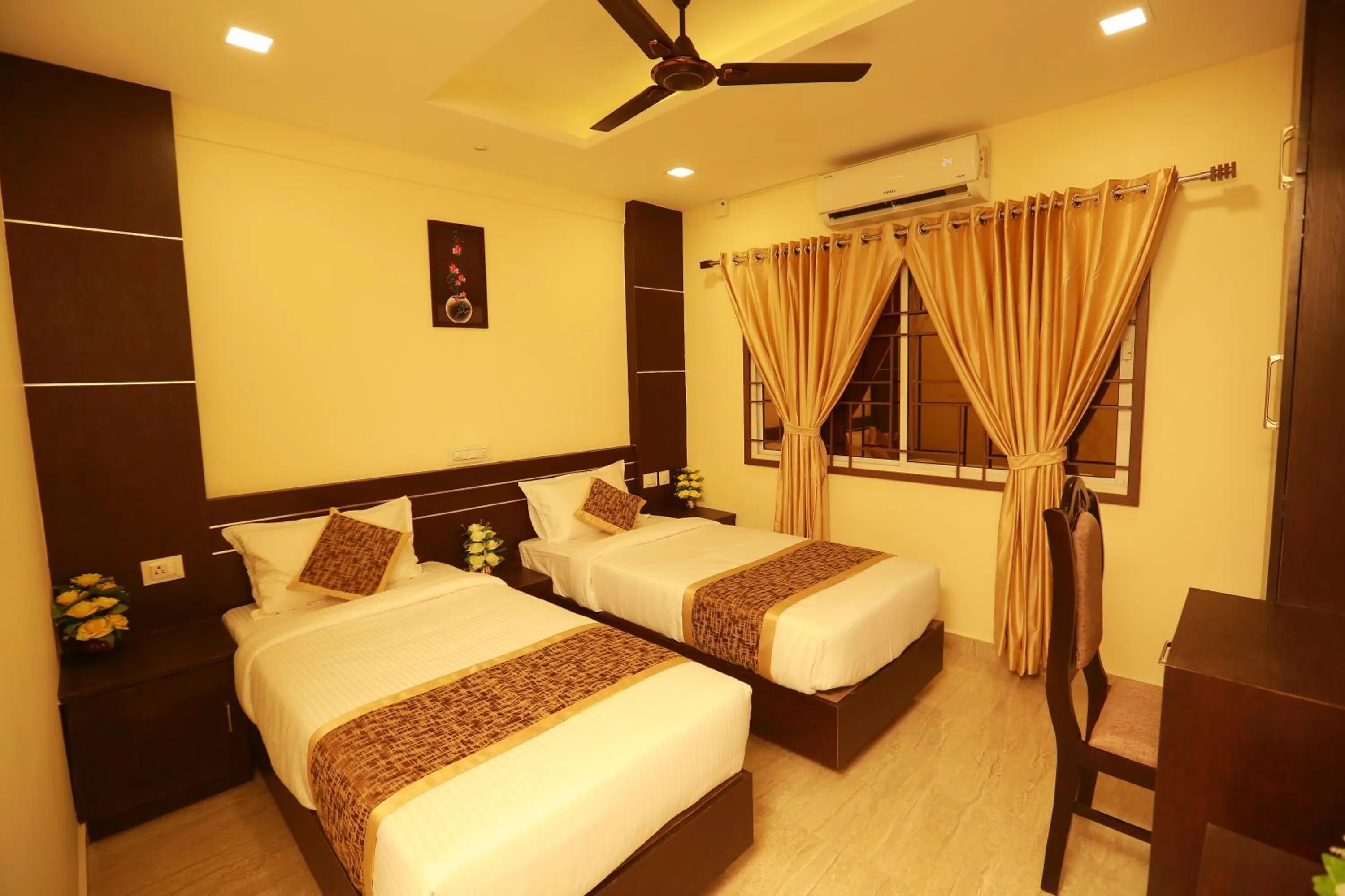 Bedroom in The Crescent Suites