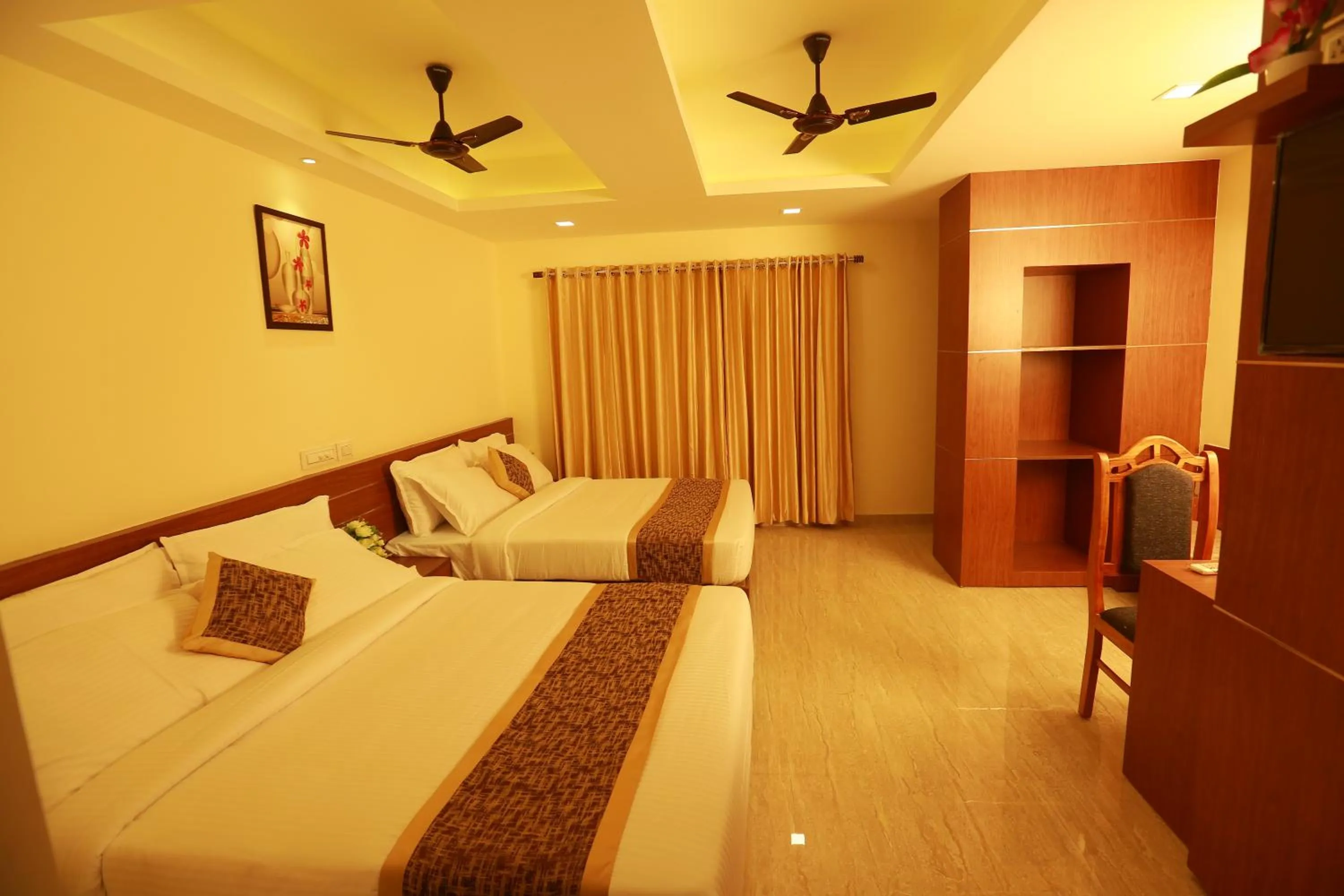 Bedroom in The Crescent Suites